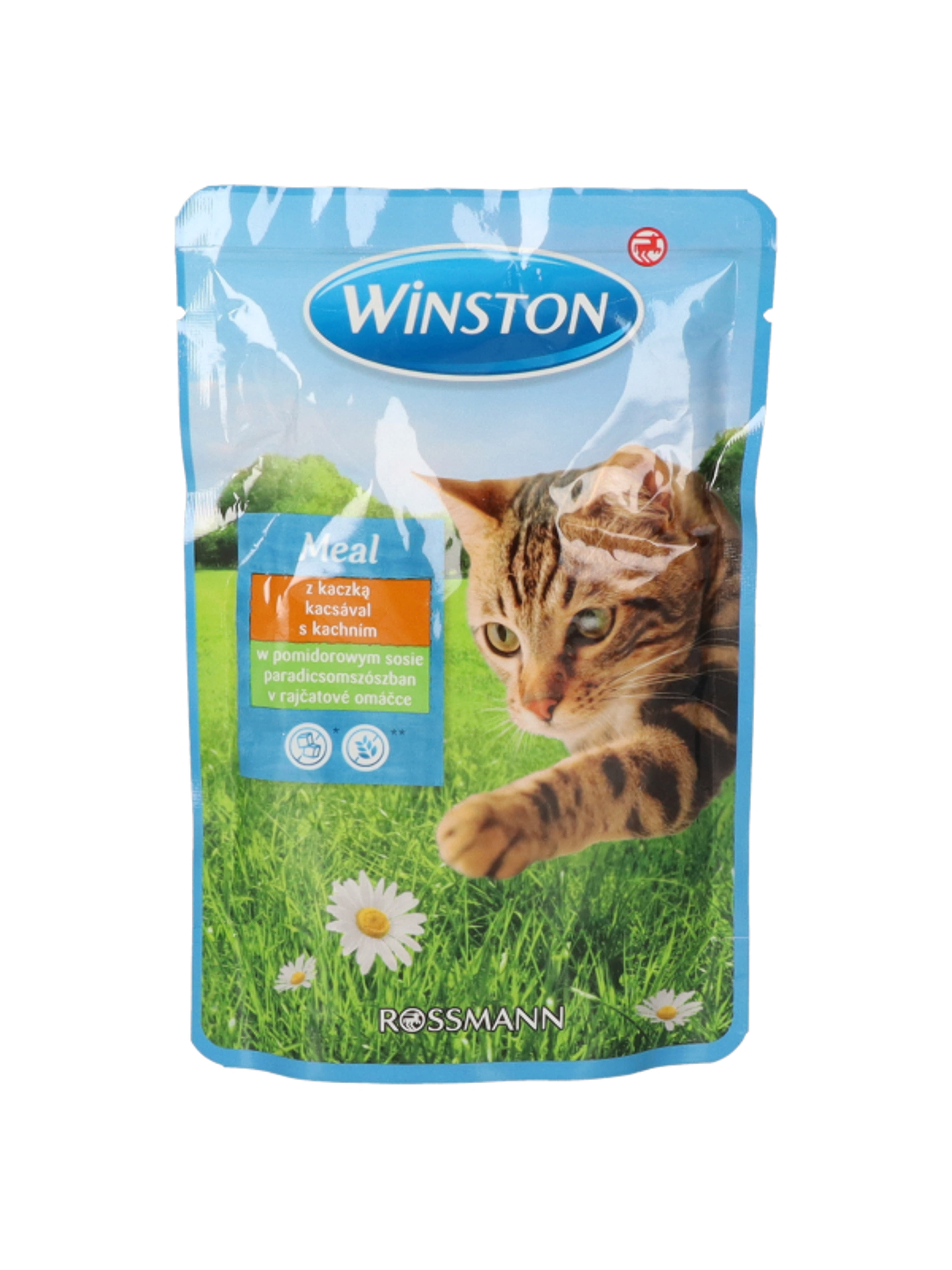 Winston kacsa,paradicsomos szószban alutasak macskáknak - 100 g