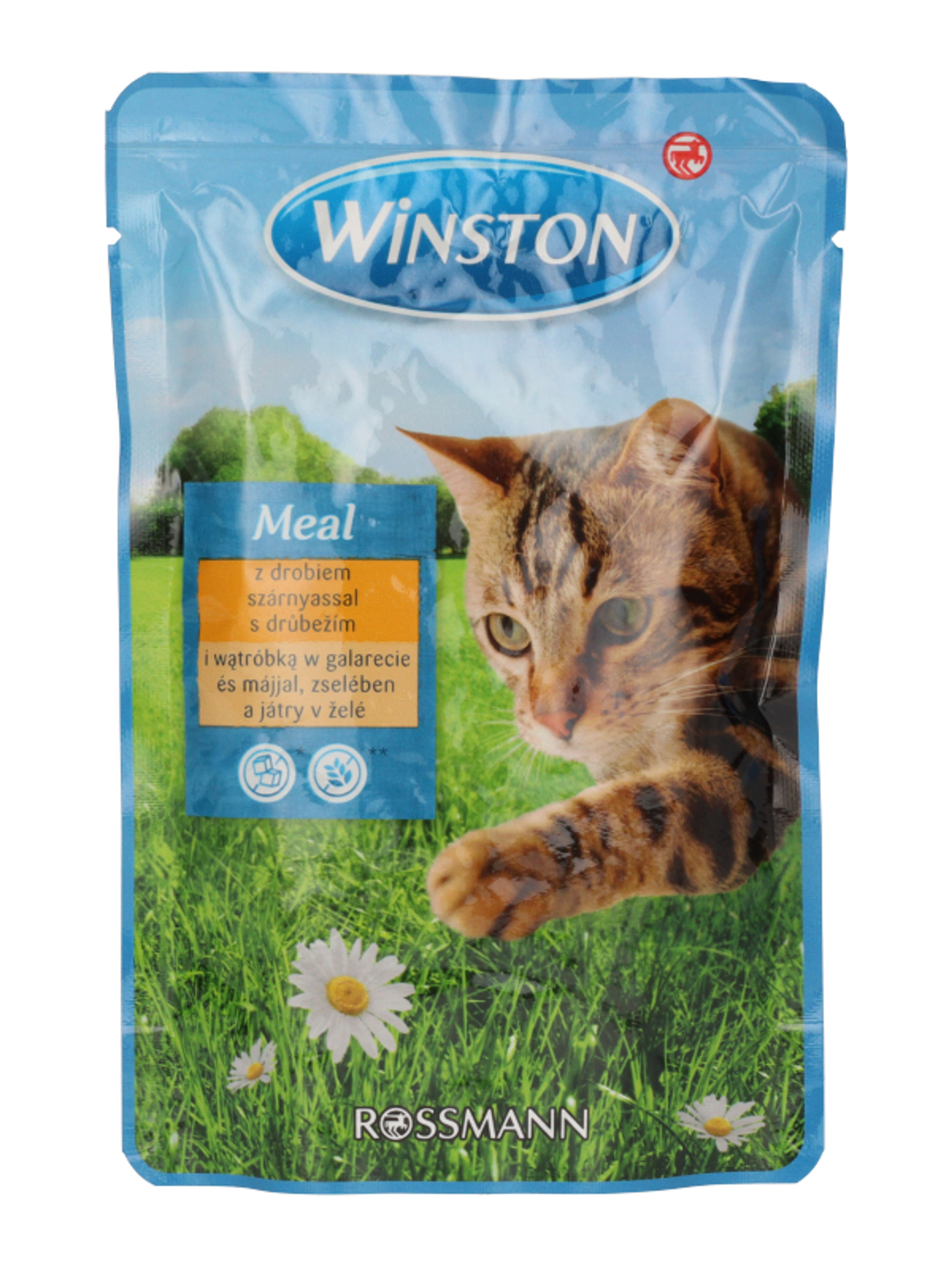 Winston alutasak macskáknak, szárnyashússal és májjal - 100 g-3