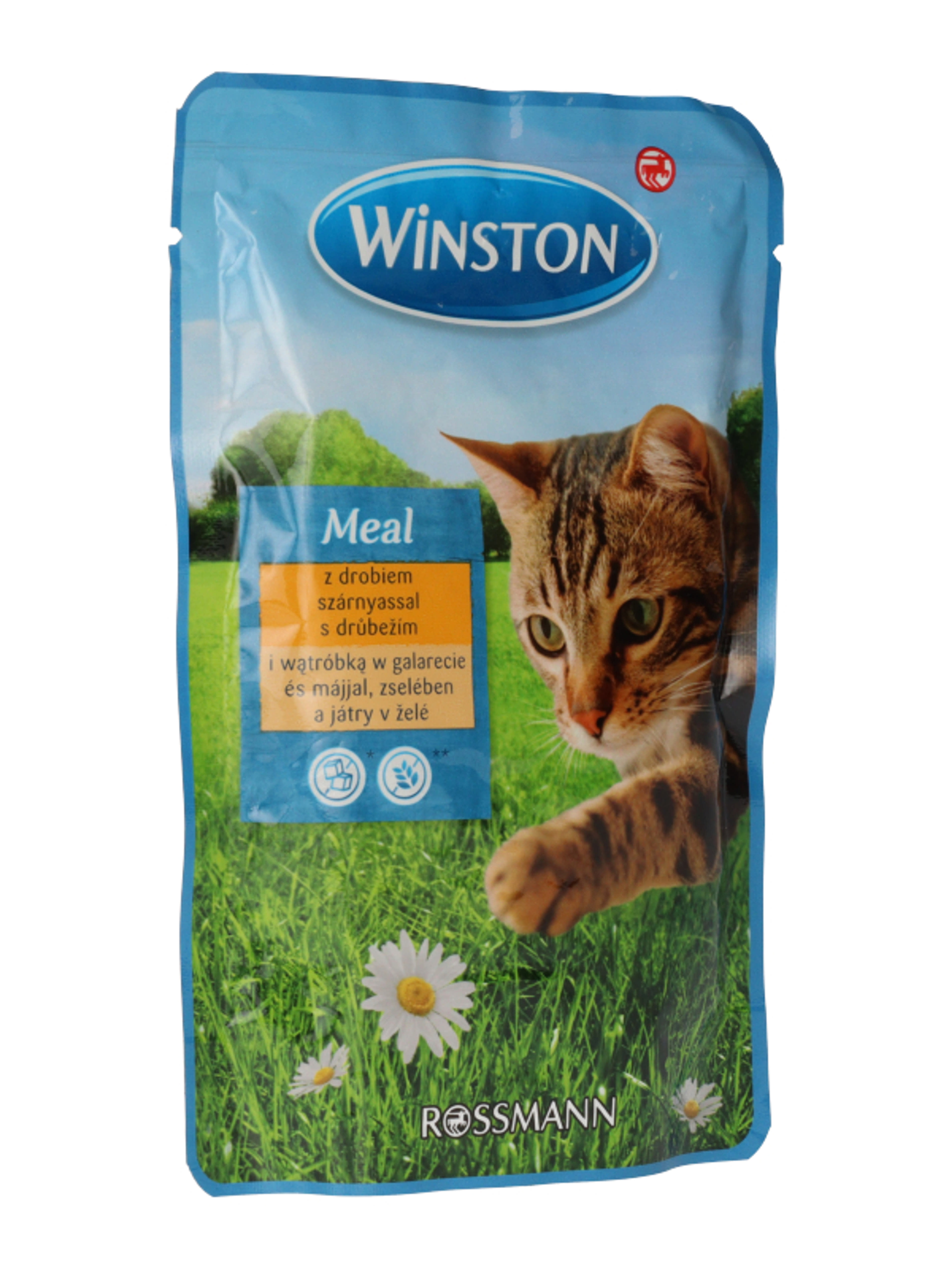 Winston alutasak macskáknak, szárnyashússal és májjal - 100 g-6