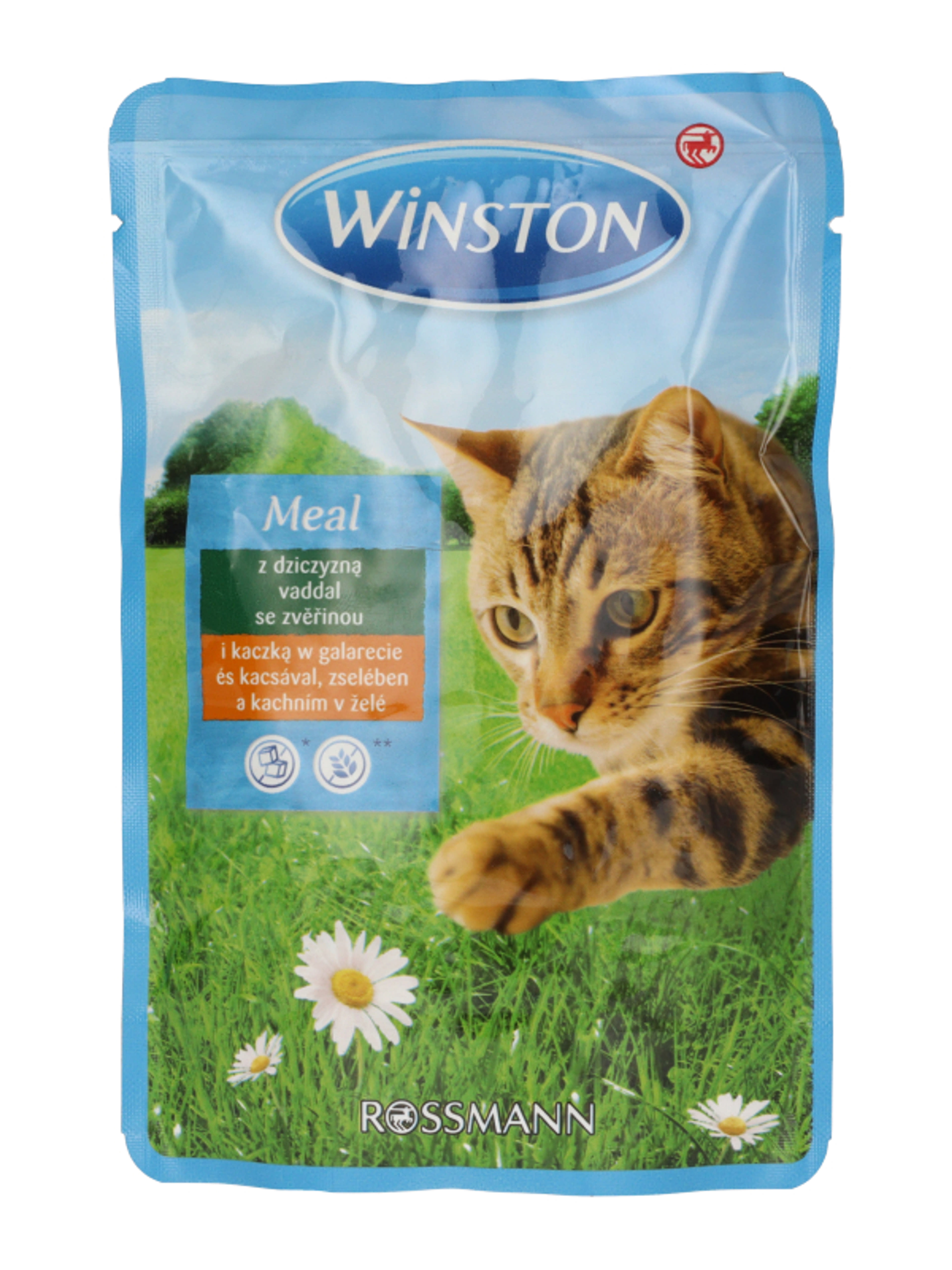 Winston alutasak macskáknak, vad és kacsahúsból - 100 g-3