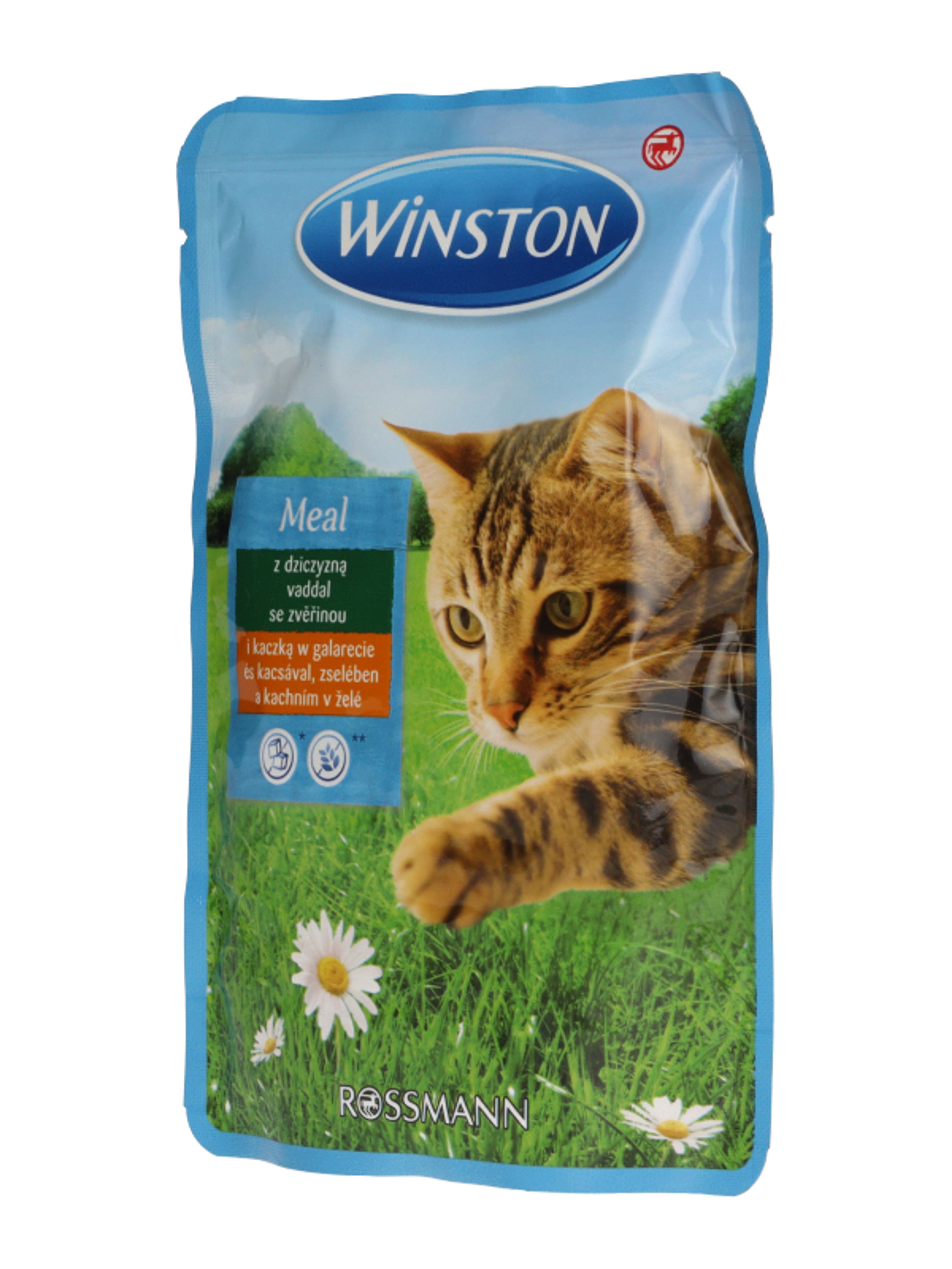 Winston alutasak macskáknak, vad és kacsahúsból - 100 g-4