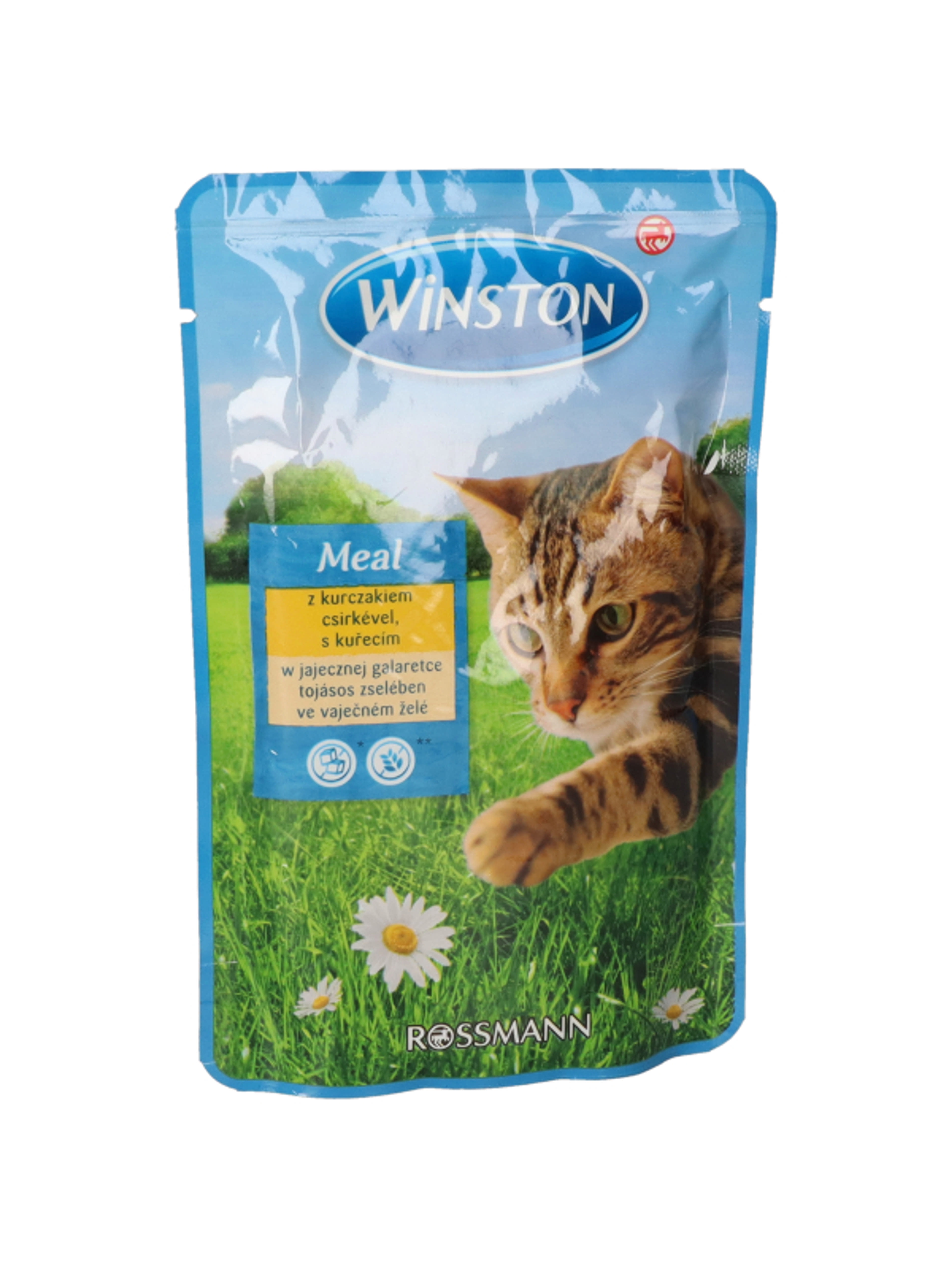 Winston alutasak macskáknak, csirkehússal és tojással - 100 g-4