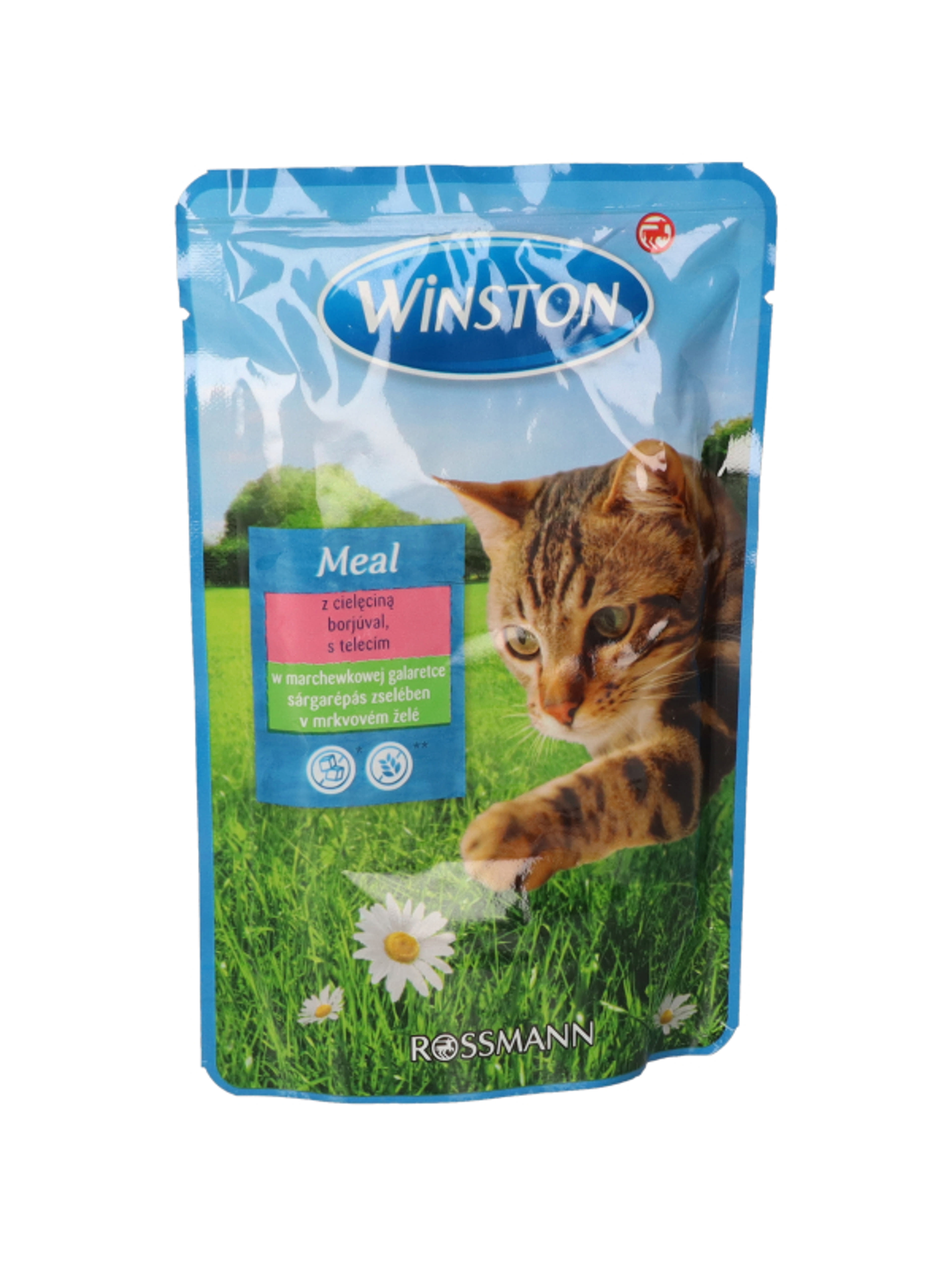 Winston alutasak macskáknak, borjúhússal és répával - 100 g-4