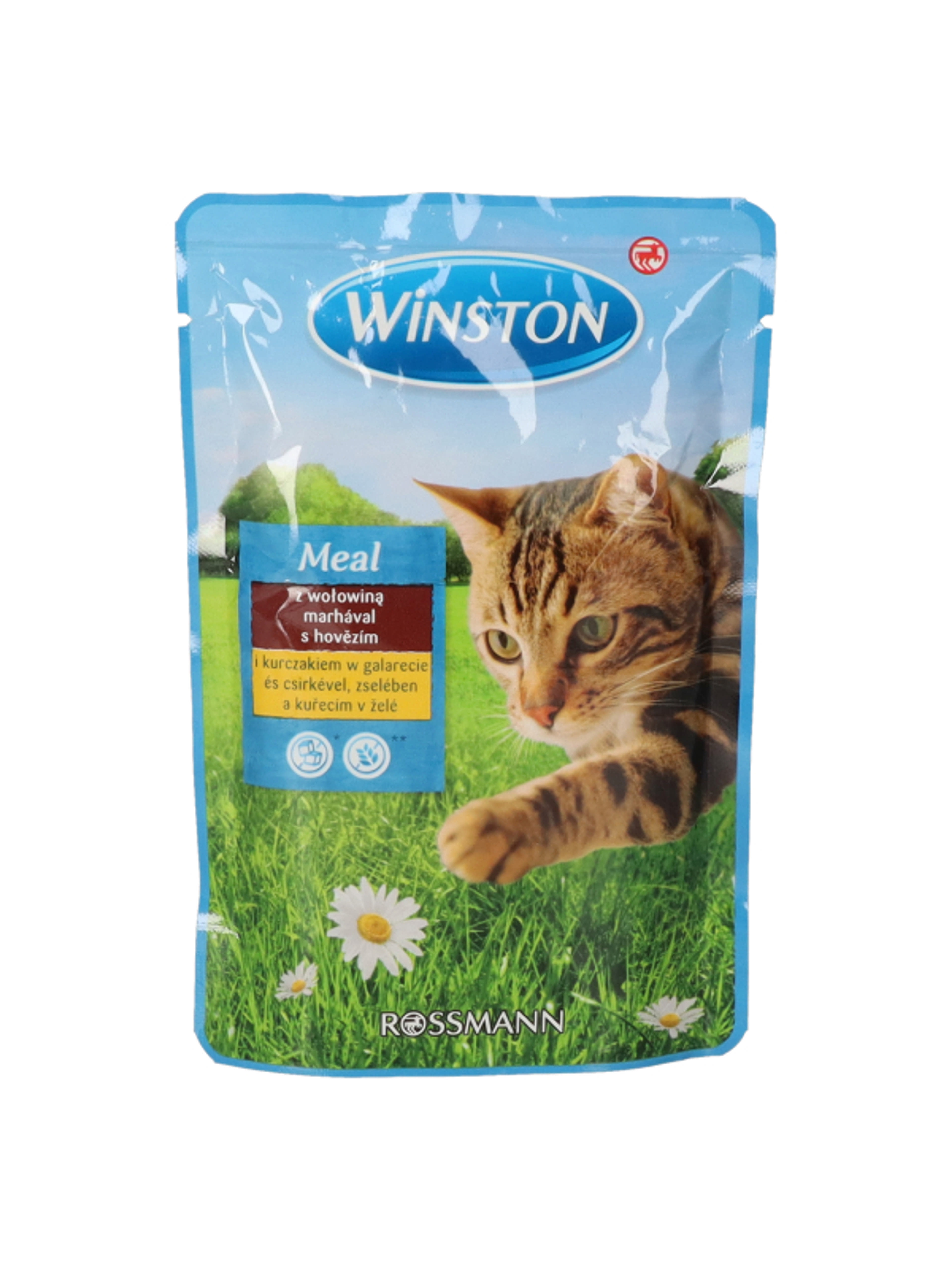 Winston marha,csirke zselében alutasak macskáknak - 100 g