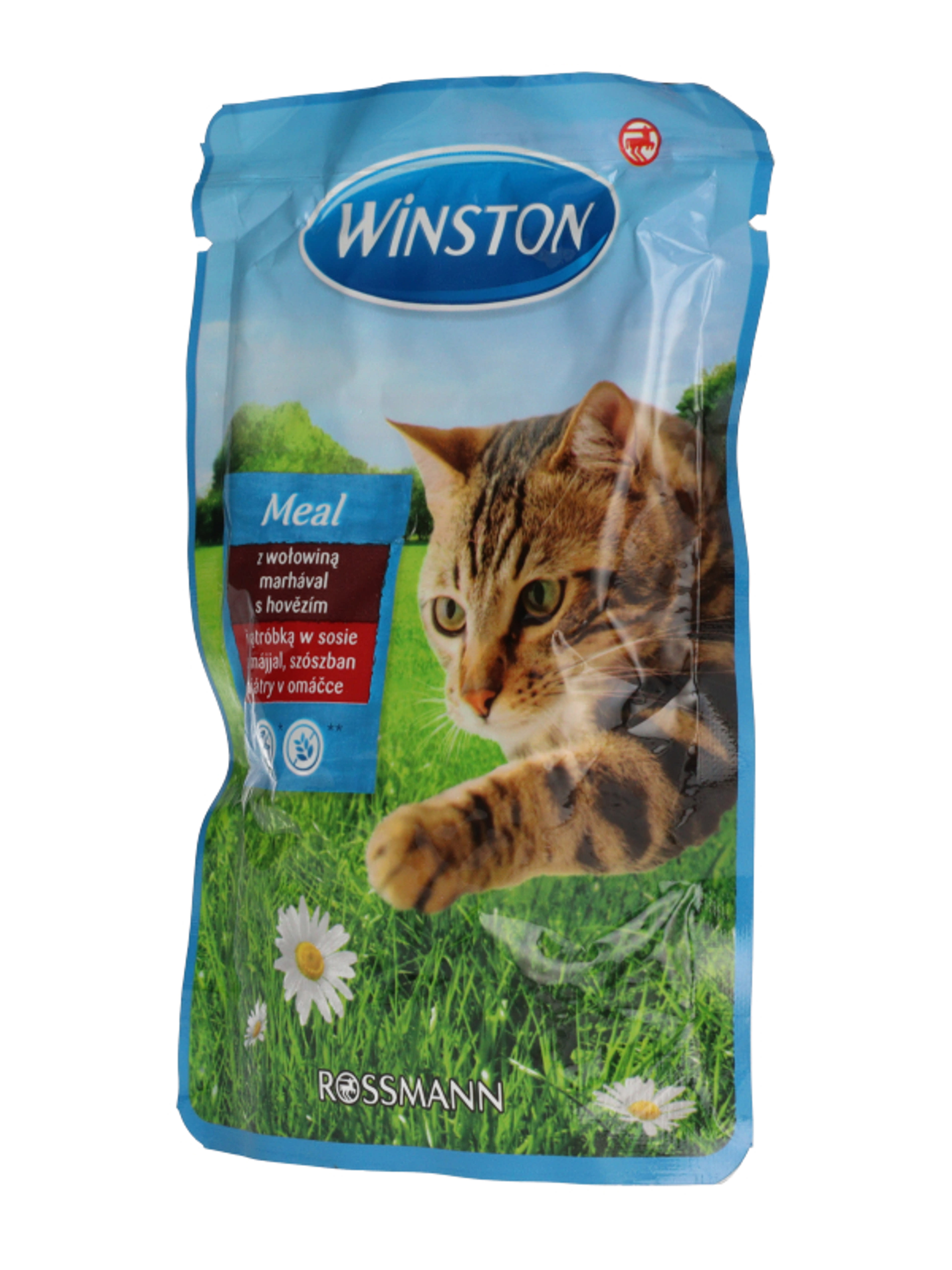 Winston marha, máj szószos alutasak macskáknak - 100 g-3