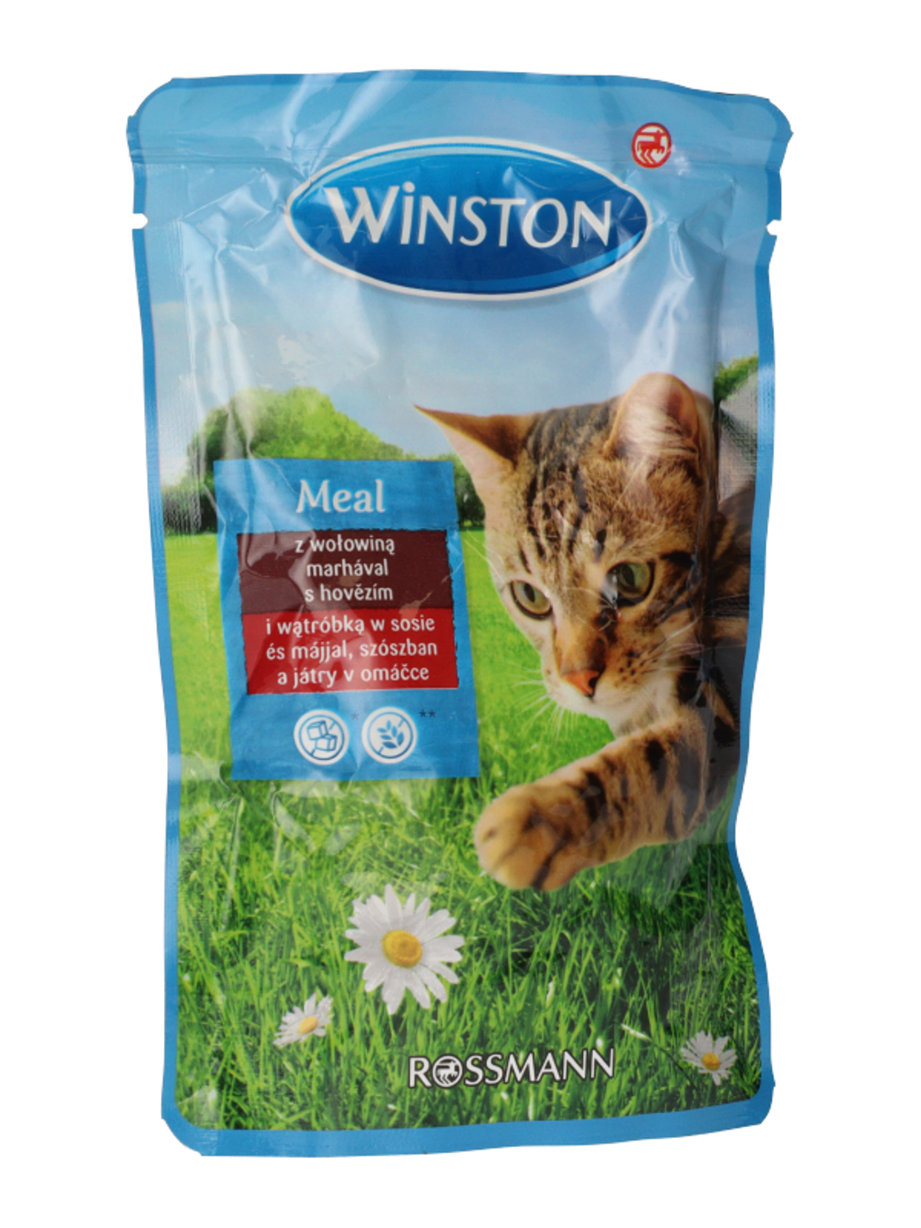 Winston marha, máj szószos alutasak macskáknak - 100 g-5