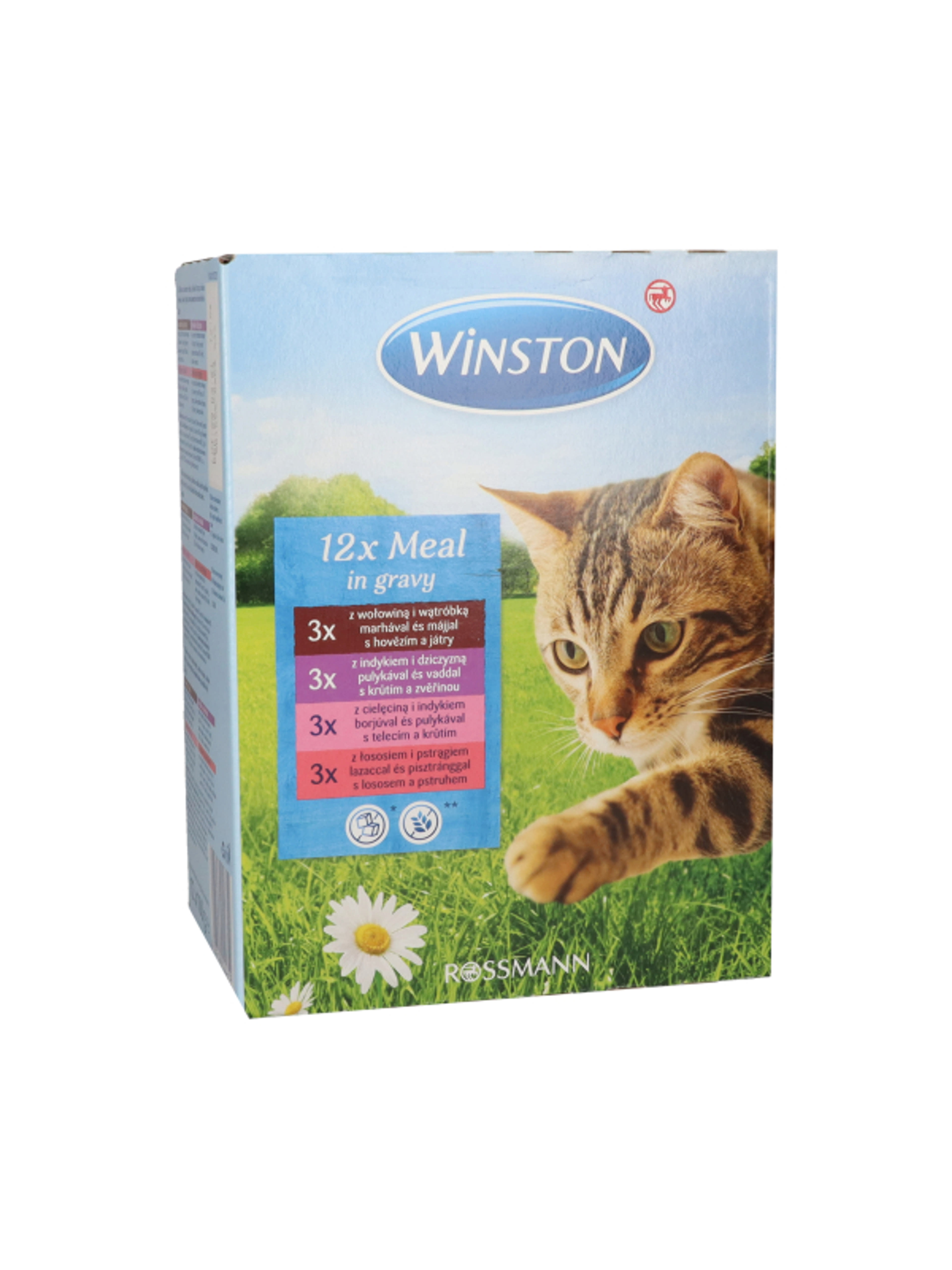 Winston Fenséges Menü alutasak macskáknak, multipack (12x100 g) - 1200 g-3