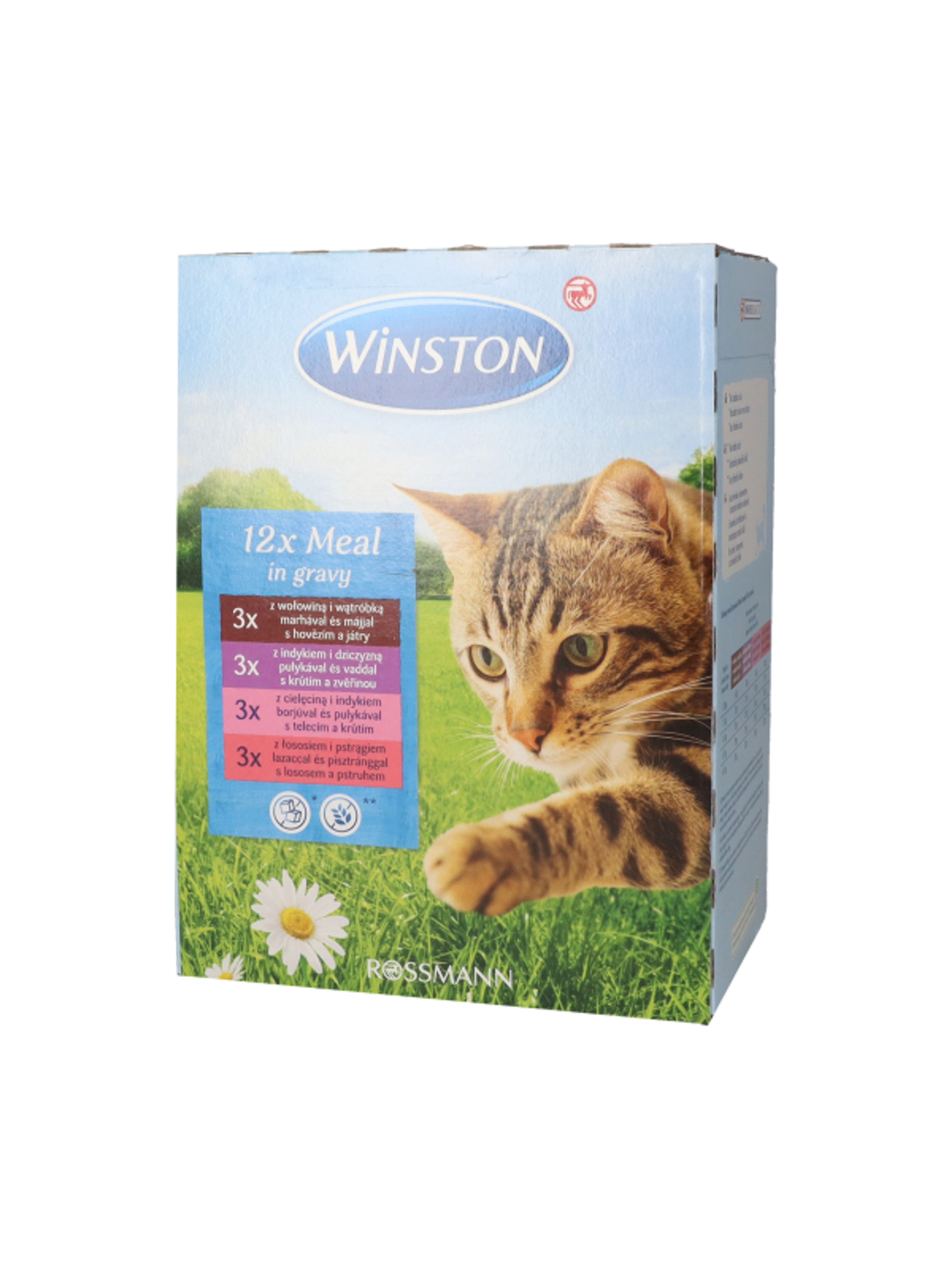 Winston Fenséges Menü alutasak macskáknak, multipack (12x100 g) - 1200 g-6