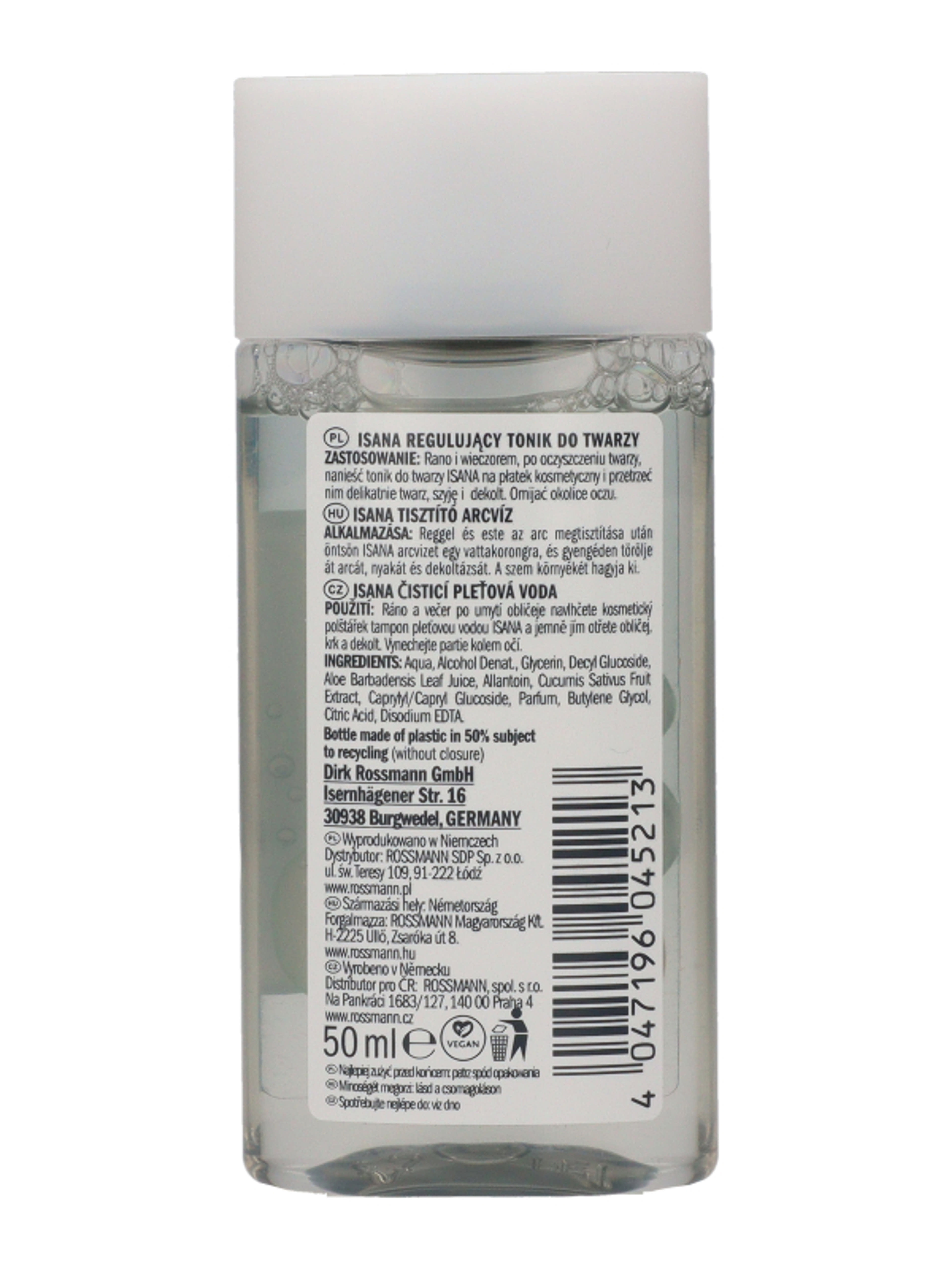 Isana Clean+Care micellás ápoló arctonik - 50 ml-5