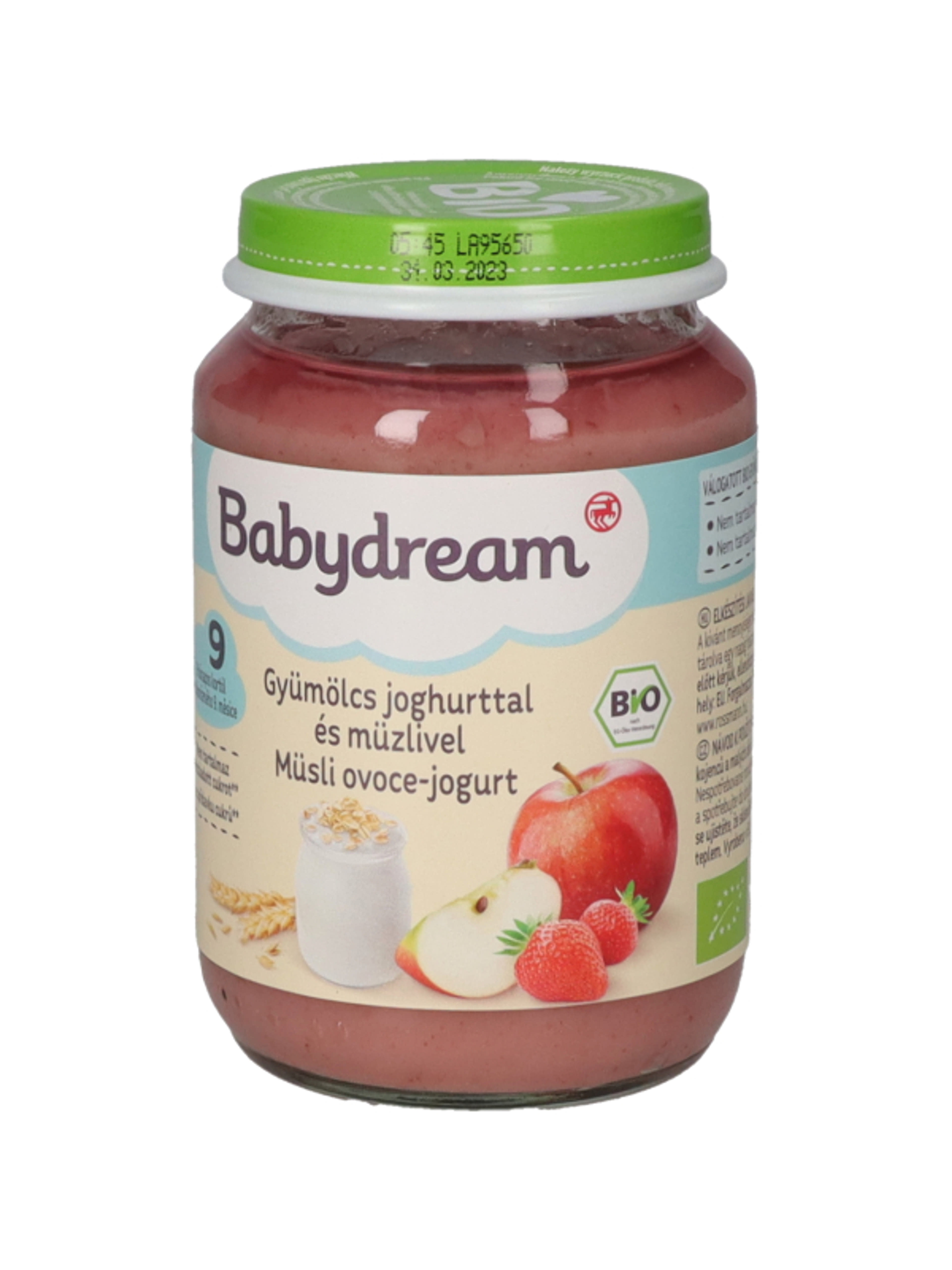 Babydream Bébiétel Gyümölcs Joghurttal Müzlivel 9 Hónapos Kortól - 190 g-5