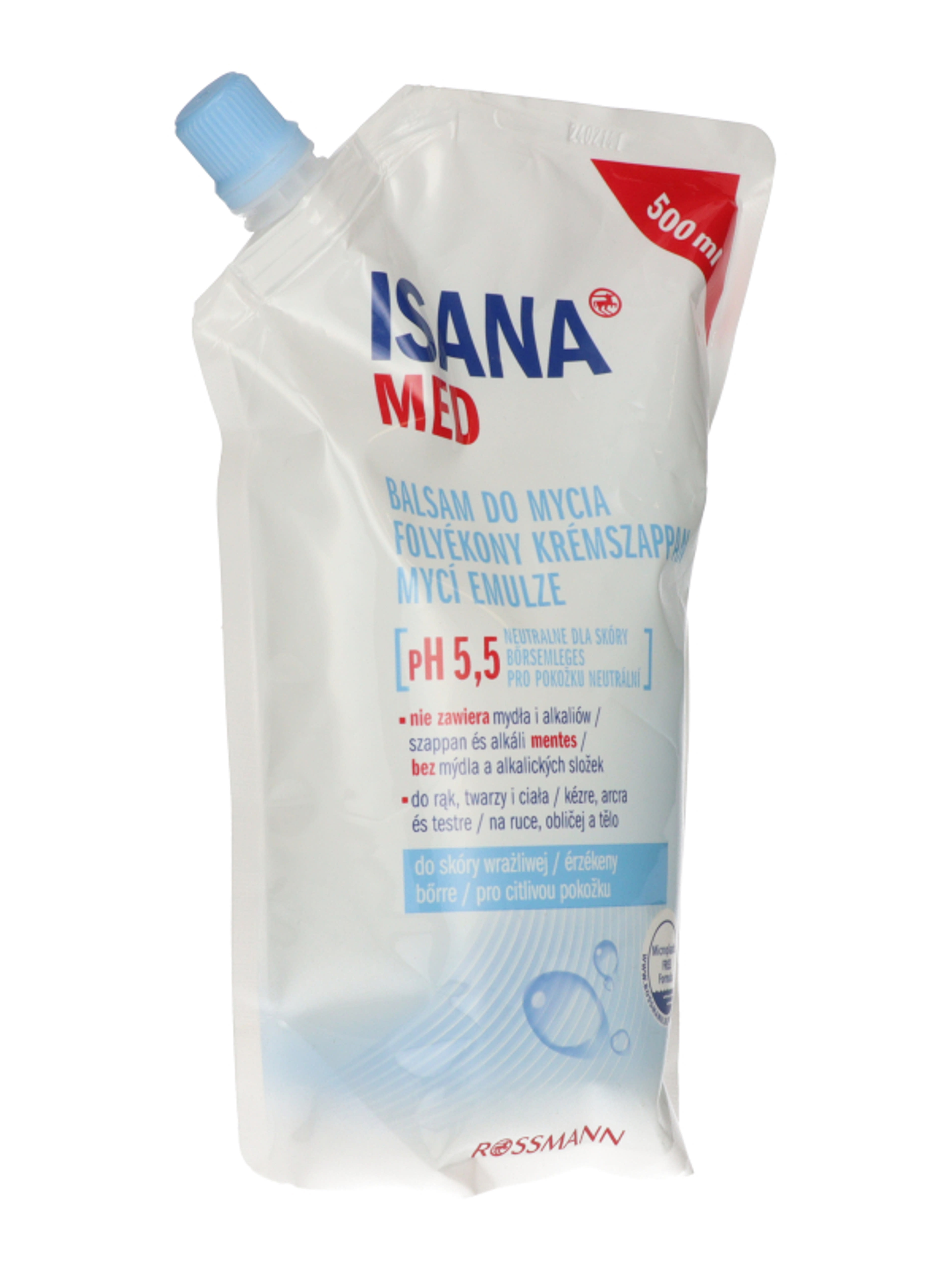 Isana Med folyékony krémszappan utántöltő - 500 ml-4