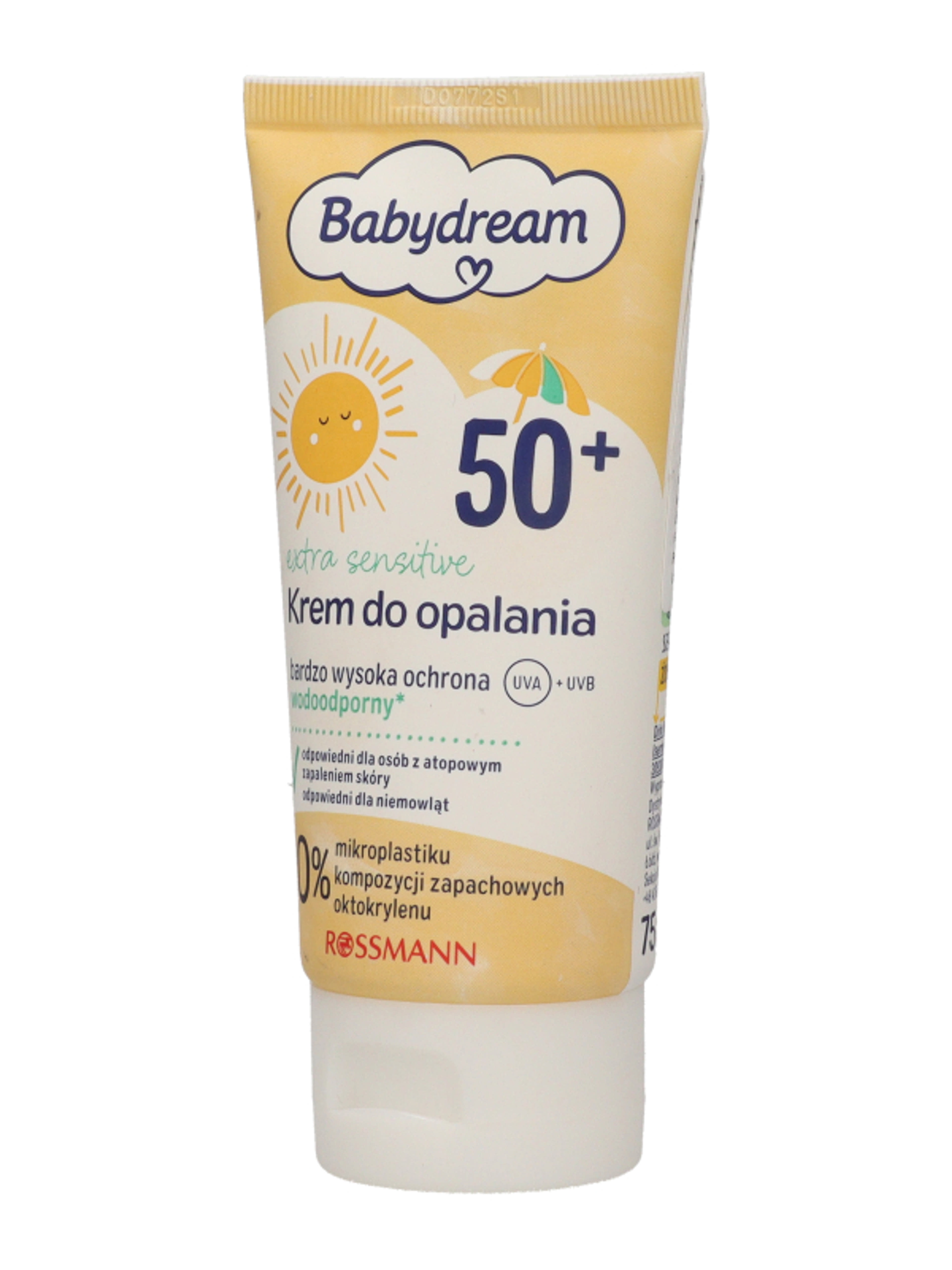 Babydream Napozókrém F50+ - 75 ml-4
