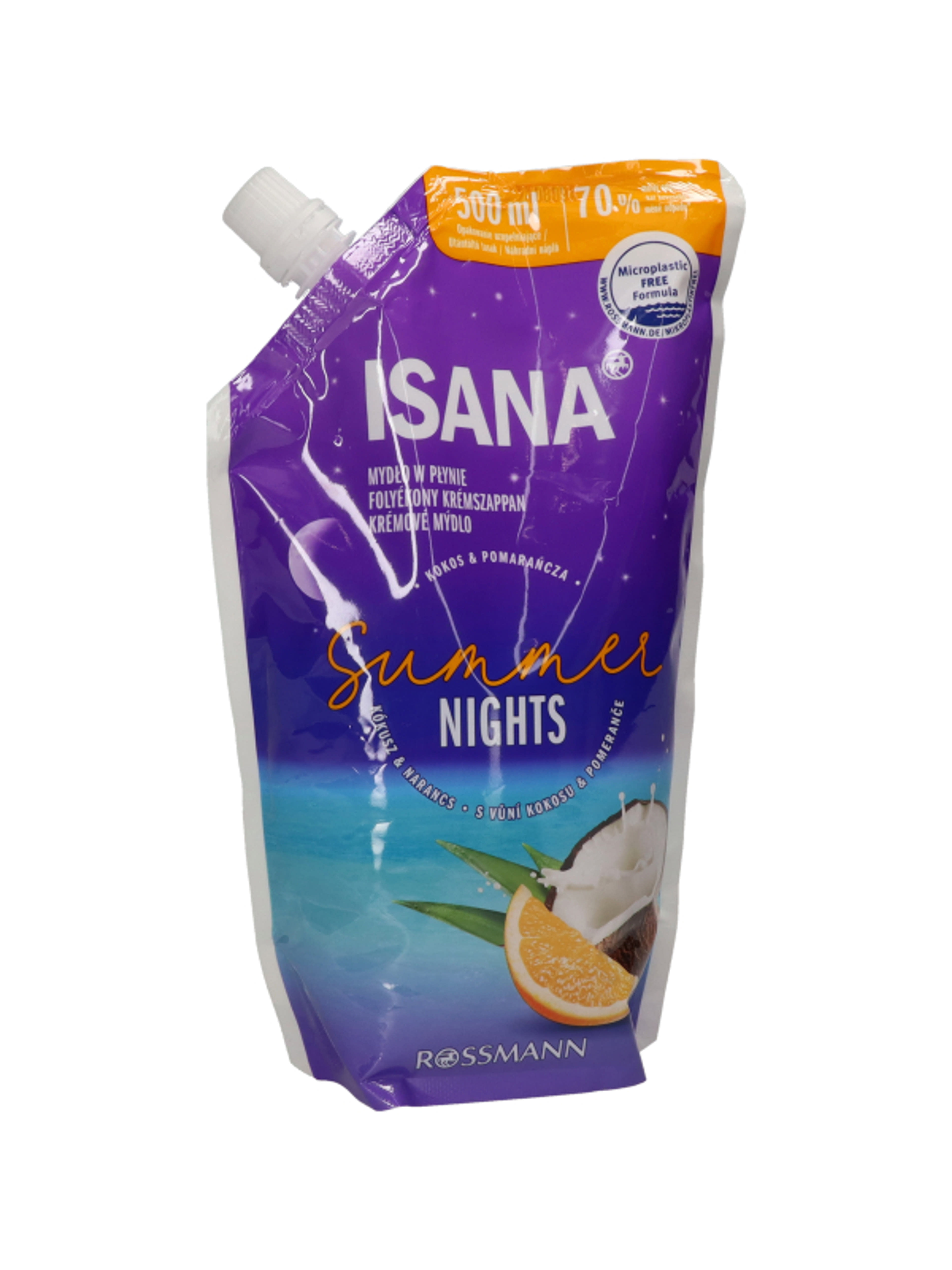 Isana Summer Nights folyékony szappan utántöltő - 500 ml-2