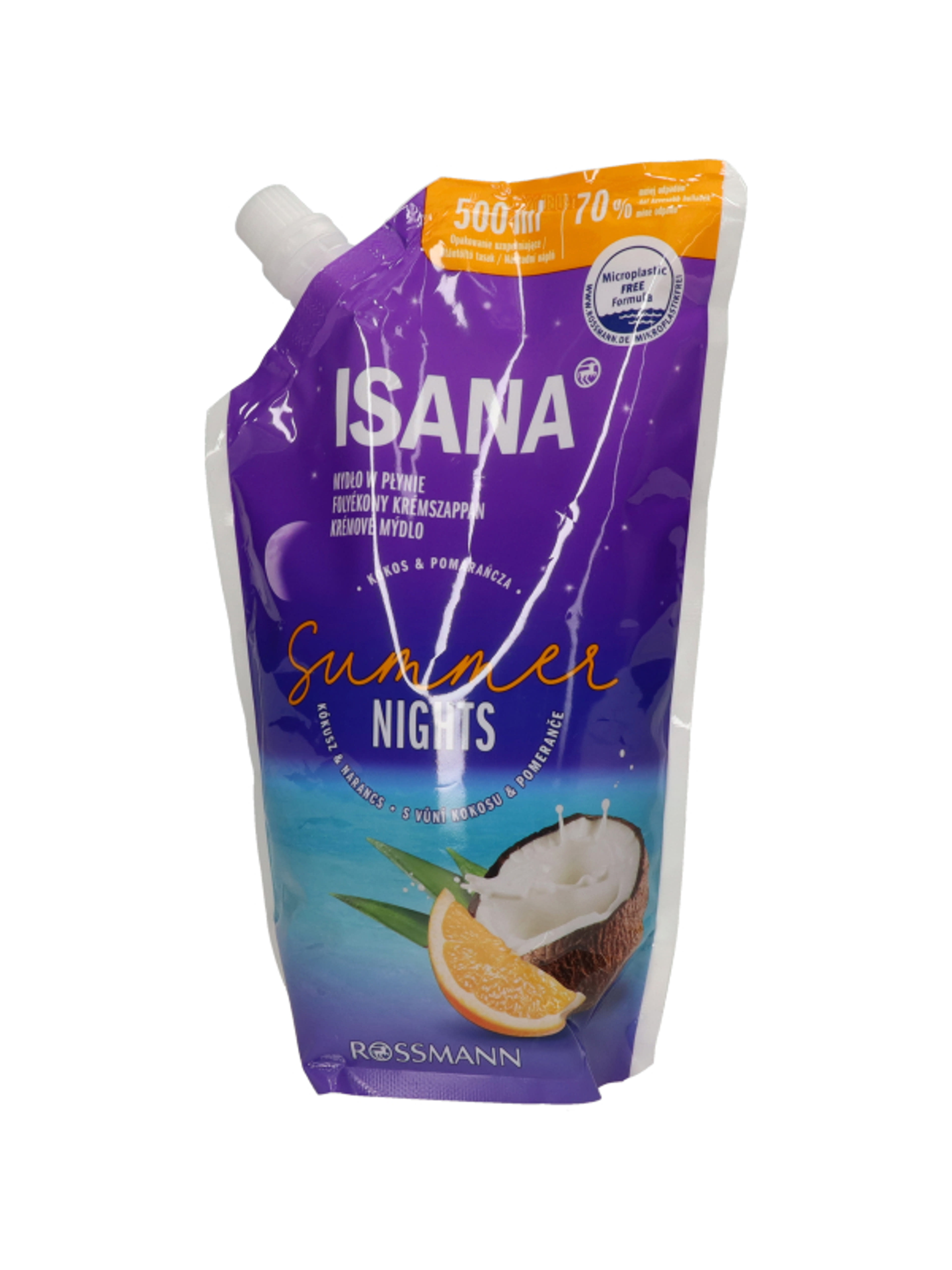 Isana Summer Nights folyékony szappan utántöltő - 500 ml-4