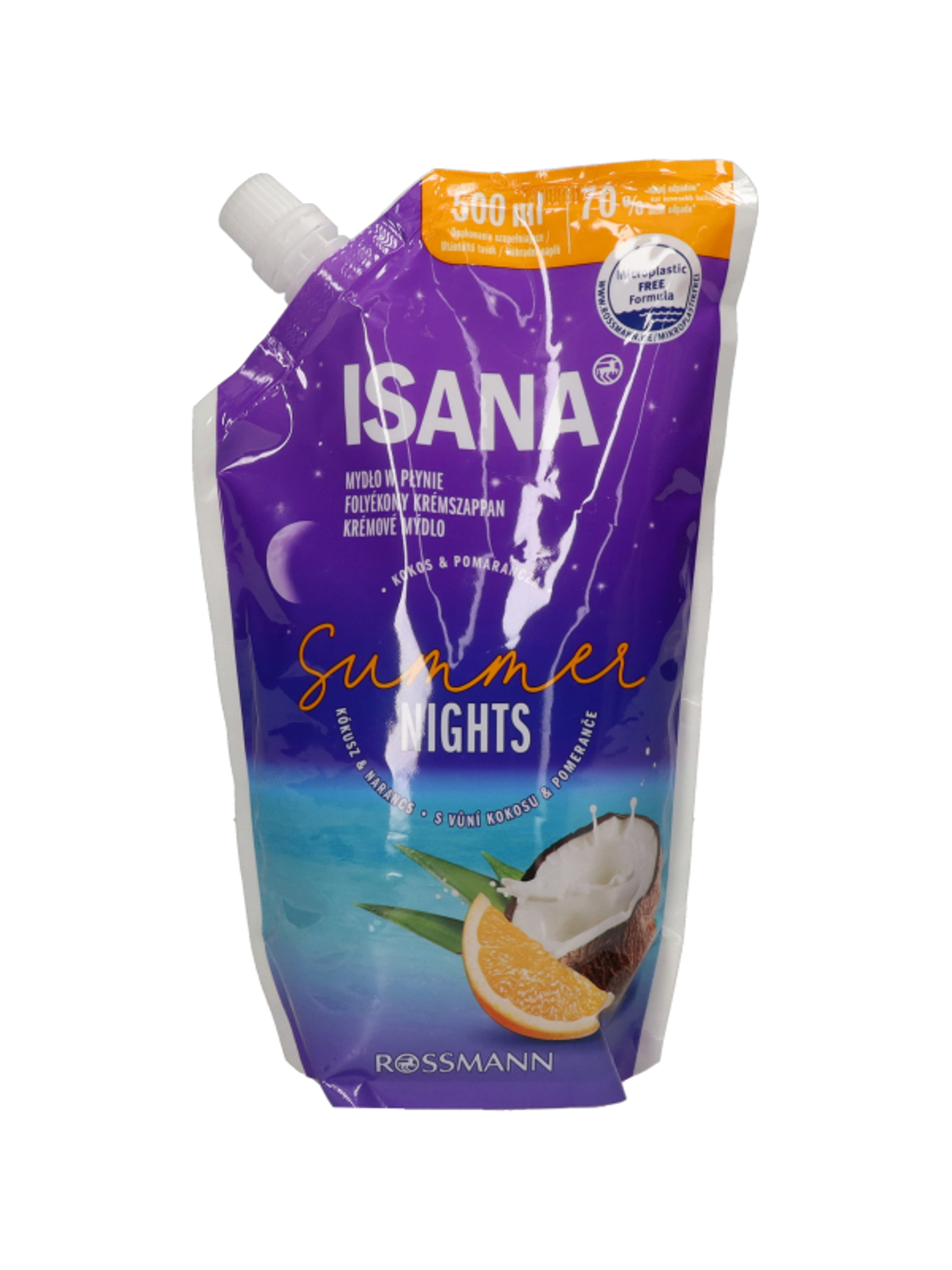 Isana Summer Nights folyékony szappan utántöltő - 500 ml