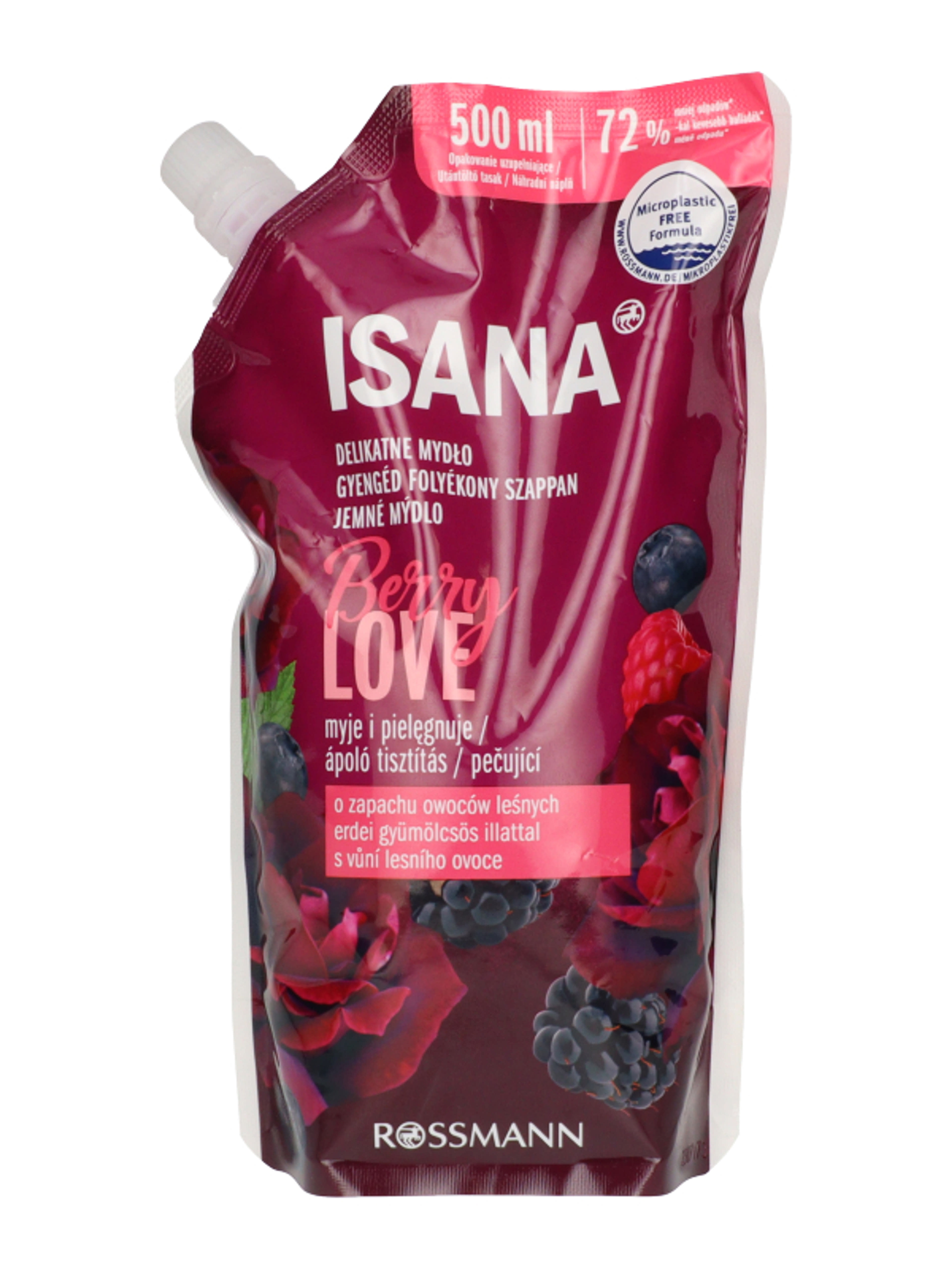 Isana Berry Love folyékony szappan utántöltő - 500 ml-2