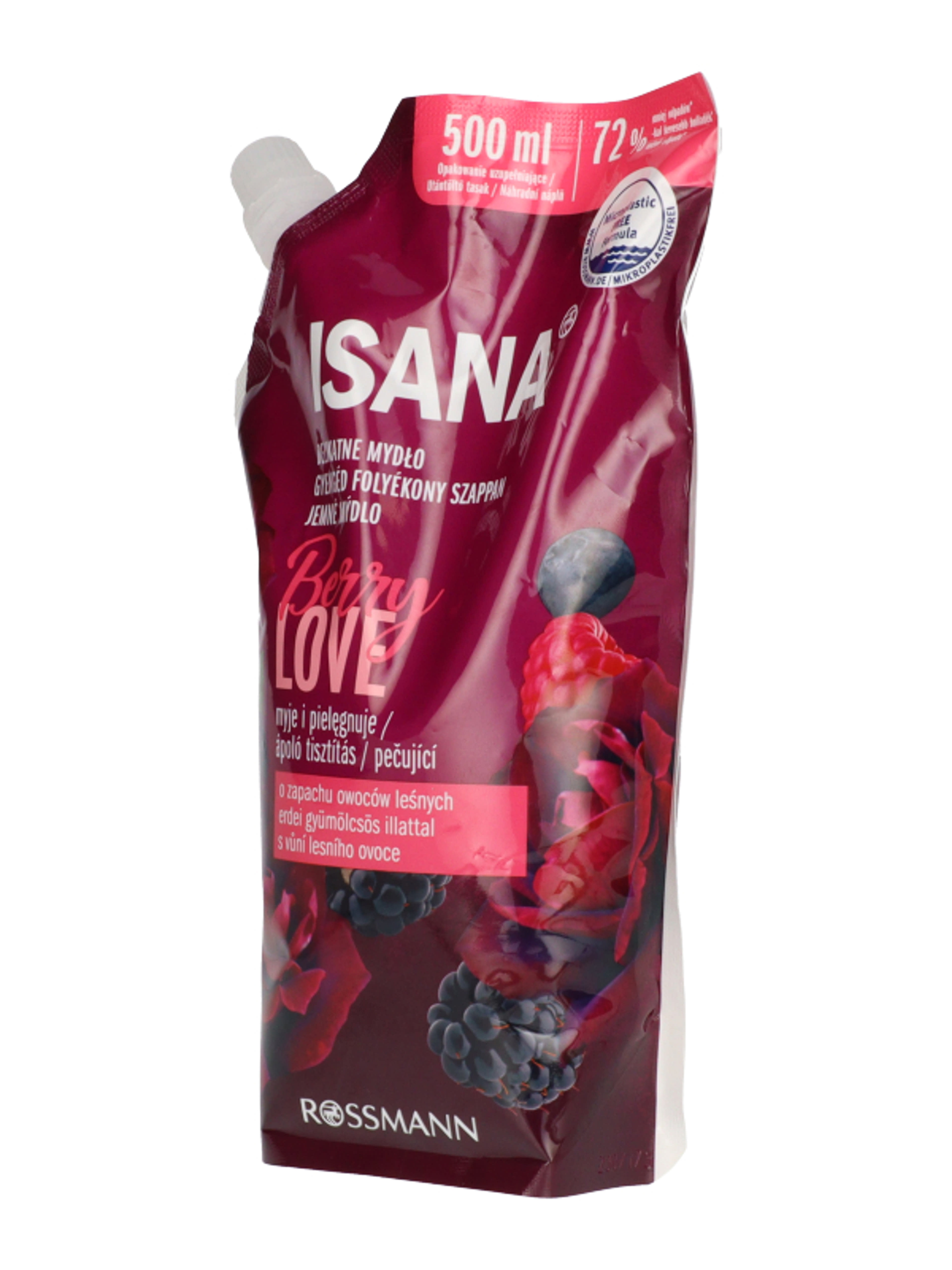 Isana Berry Love folyékony szappan utántöltő - 500 ml-3