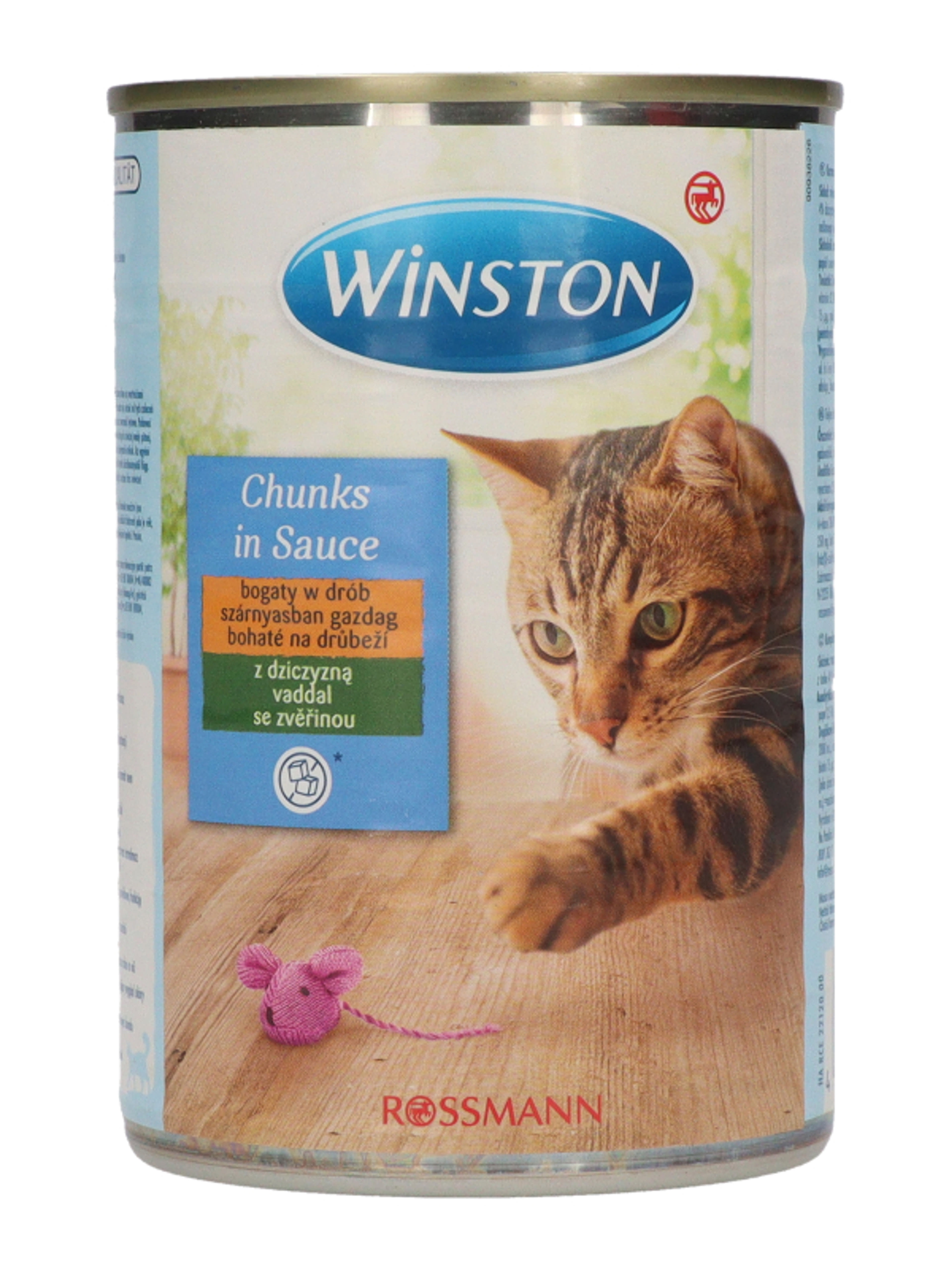 Winston konzerv macskáknak, vad szárnyas falatok - 415 g-3