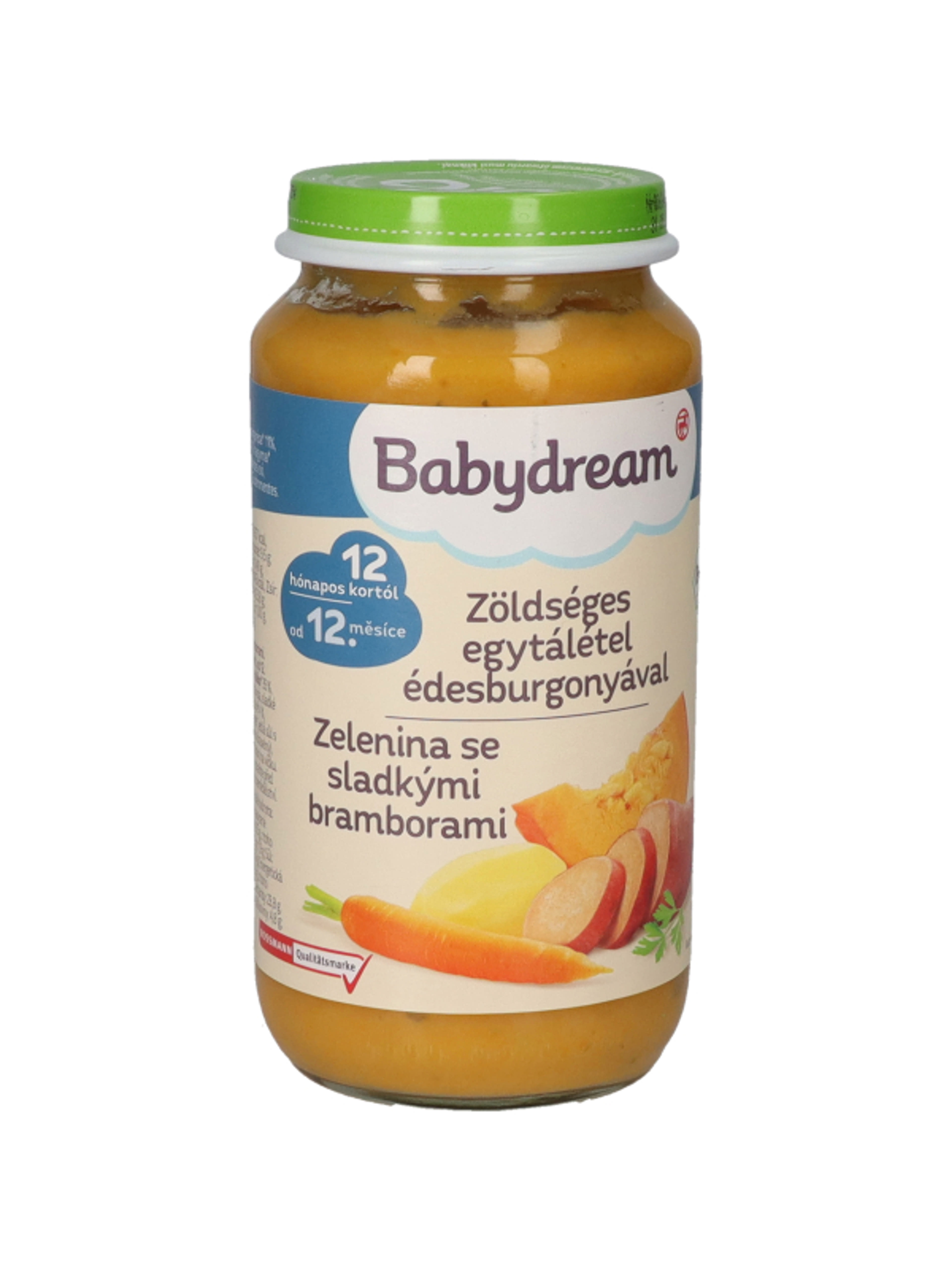 Babydream Bio  Bébiétel Zöldséges, Édesburgonyával 12 Hónapos Kortól - 250 g-2