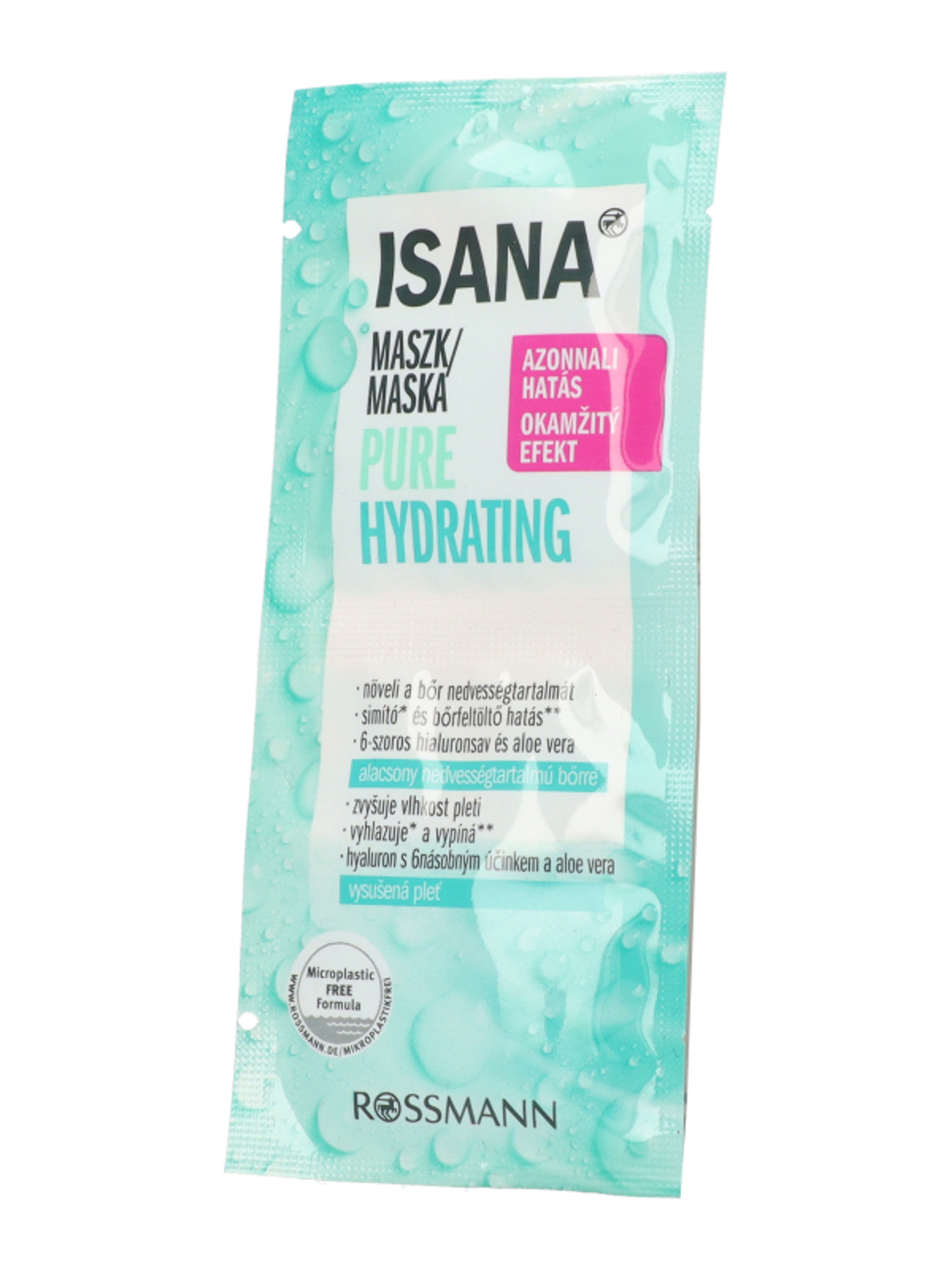 Isana Pure Hydrating maszk 2x8 ml - 16 ml-3