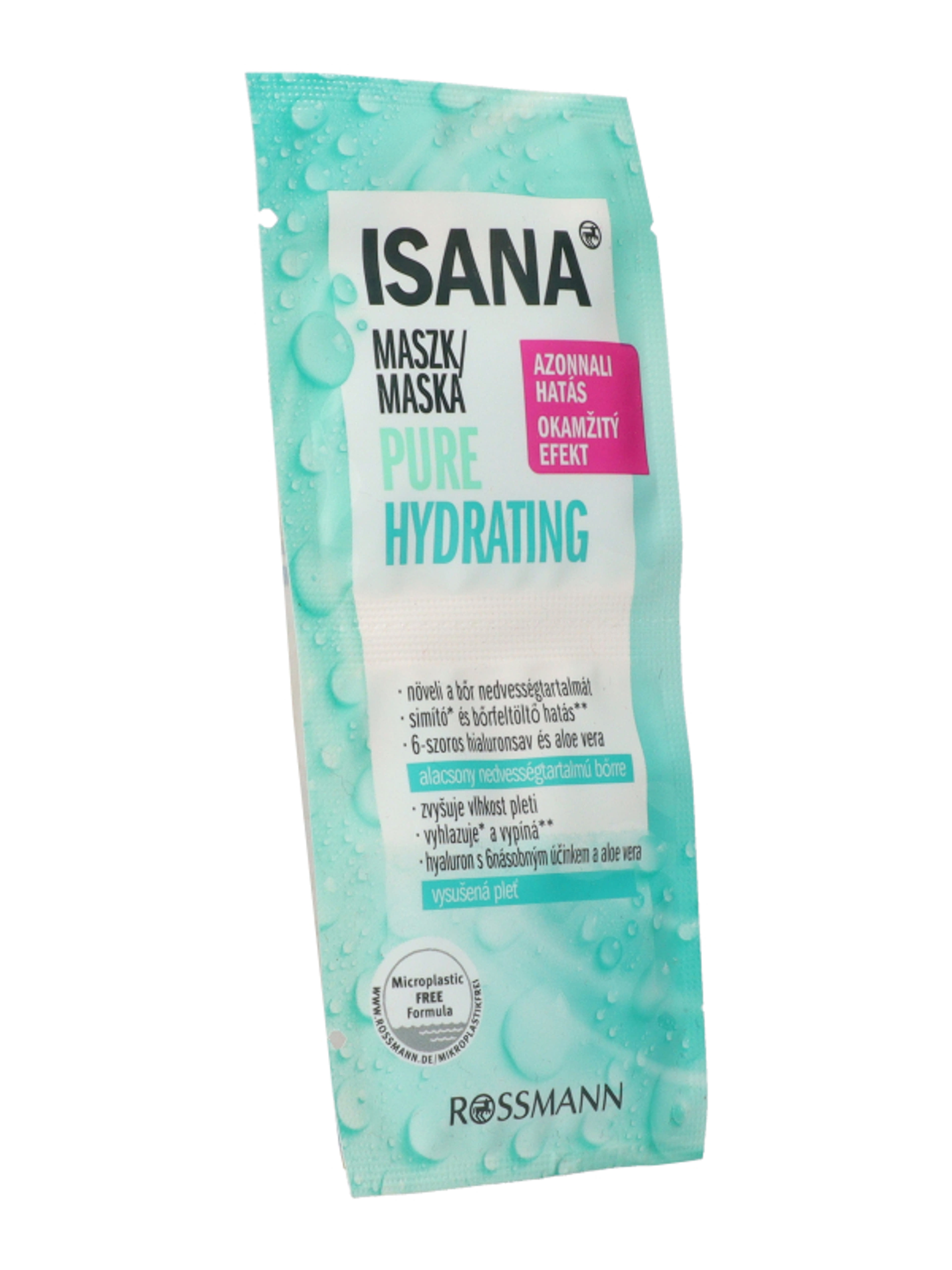 Isana Pure Hydrating maszk 2x8 ml - 16 ml-4