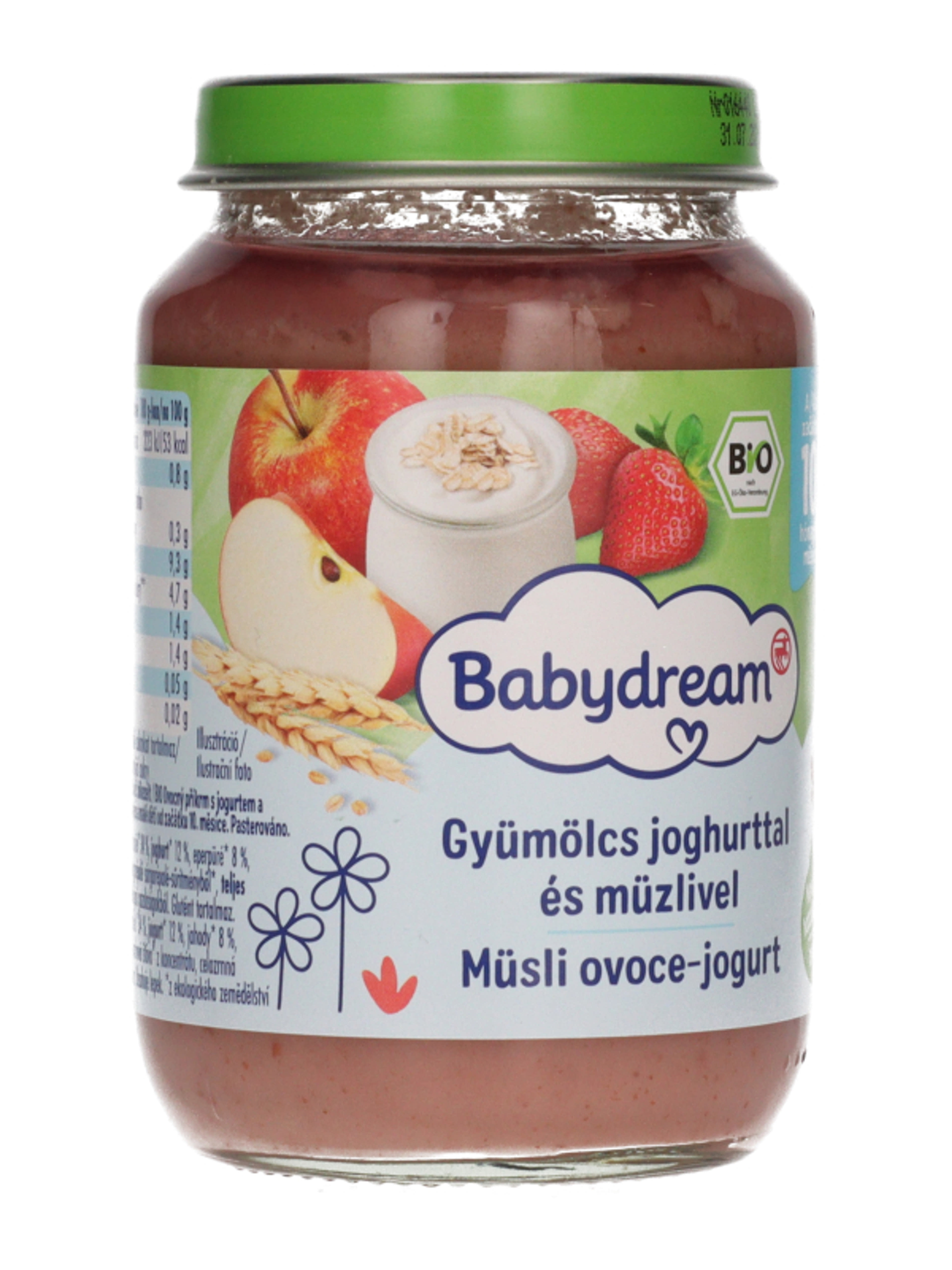 Babydream Bébiétel Gyümölcs Joghurttal Müzlivel 9H/10 Hónapos Kortól - 190 g-4
