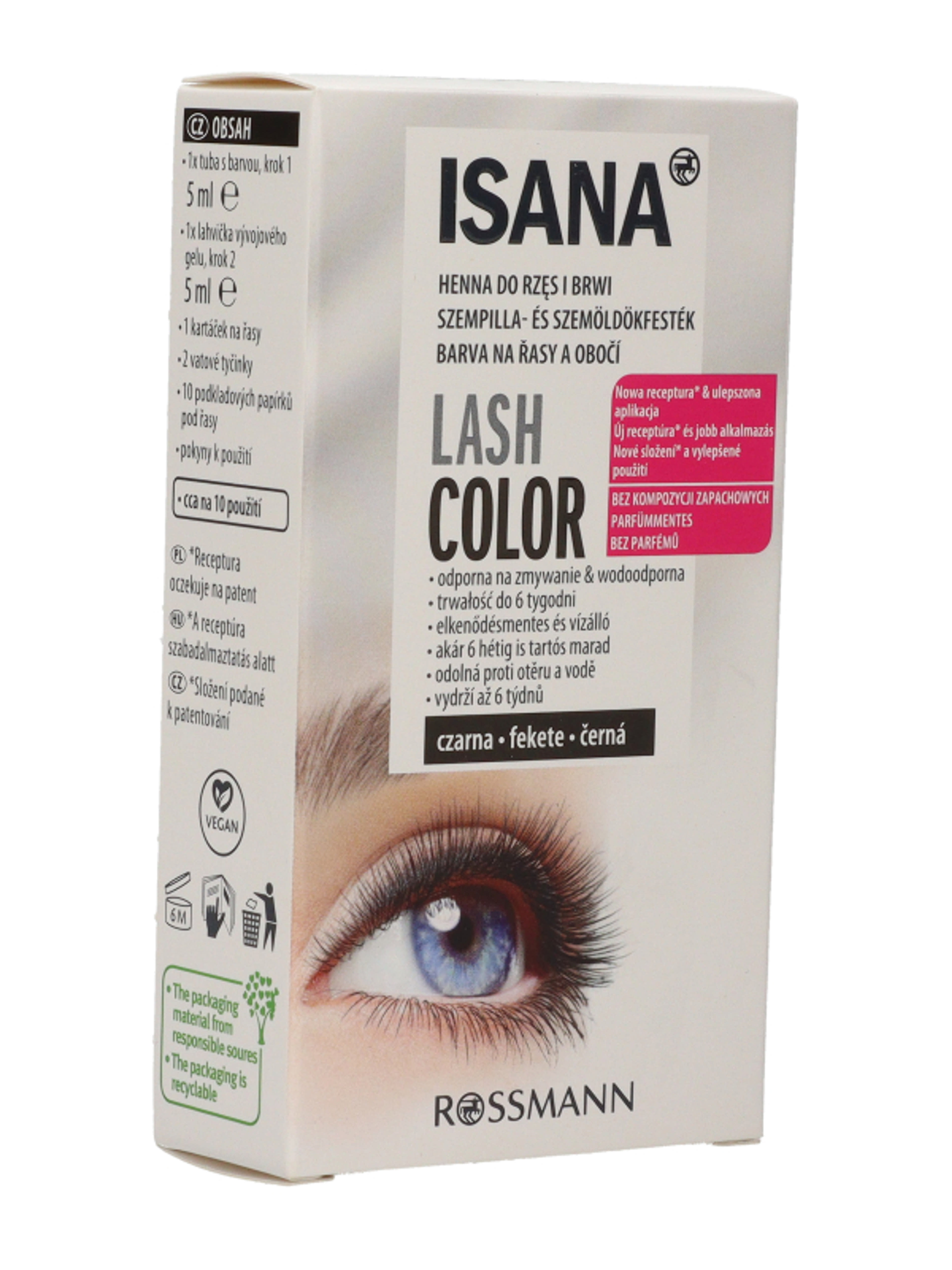 Isana Hair szemöldök- és szempillafesték, fekete - 1 db-6