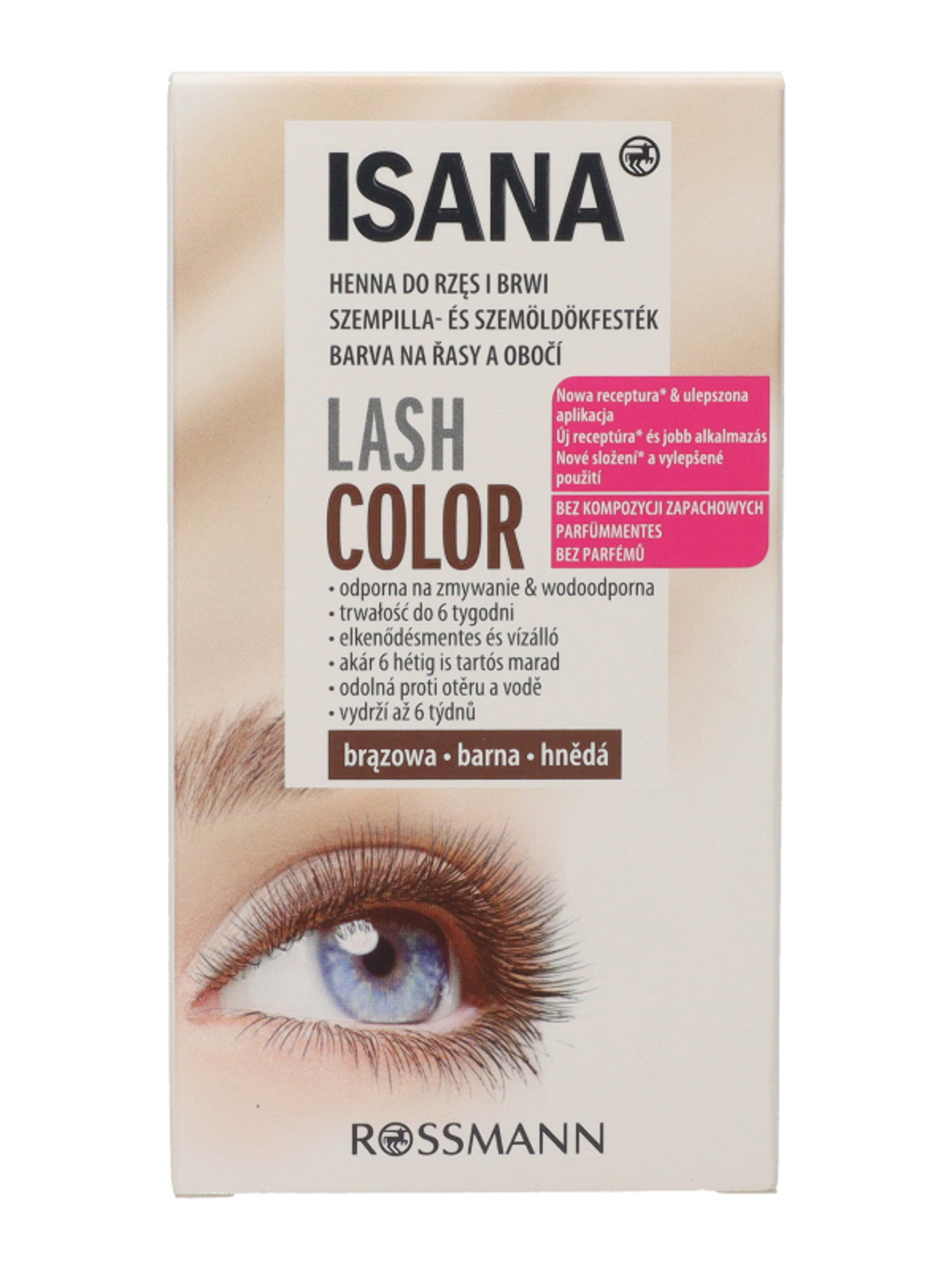Isana Hair szemöldök- és szempillafesték, barna - 1 db-3