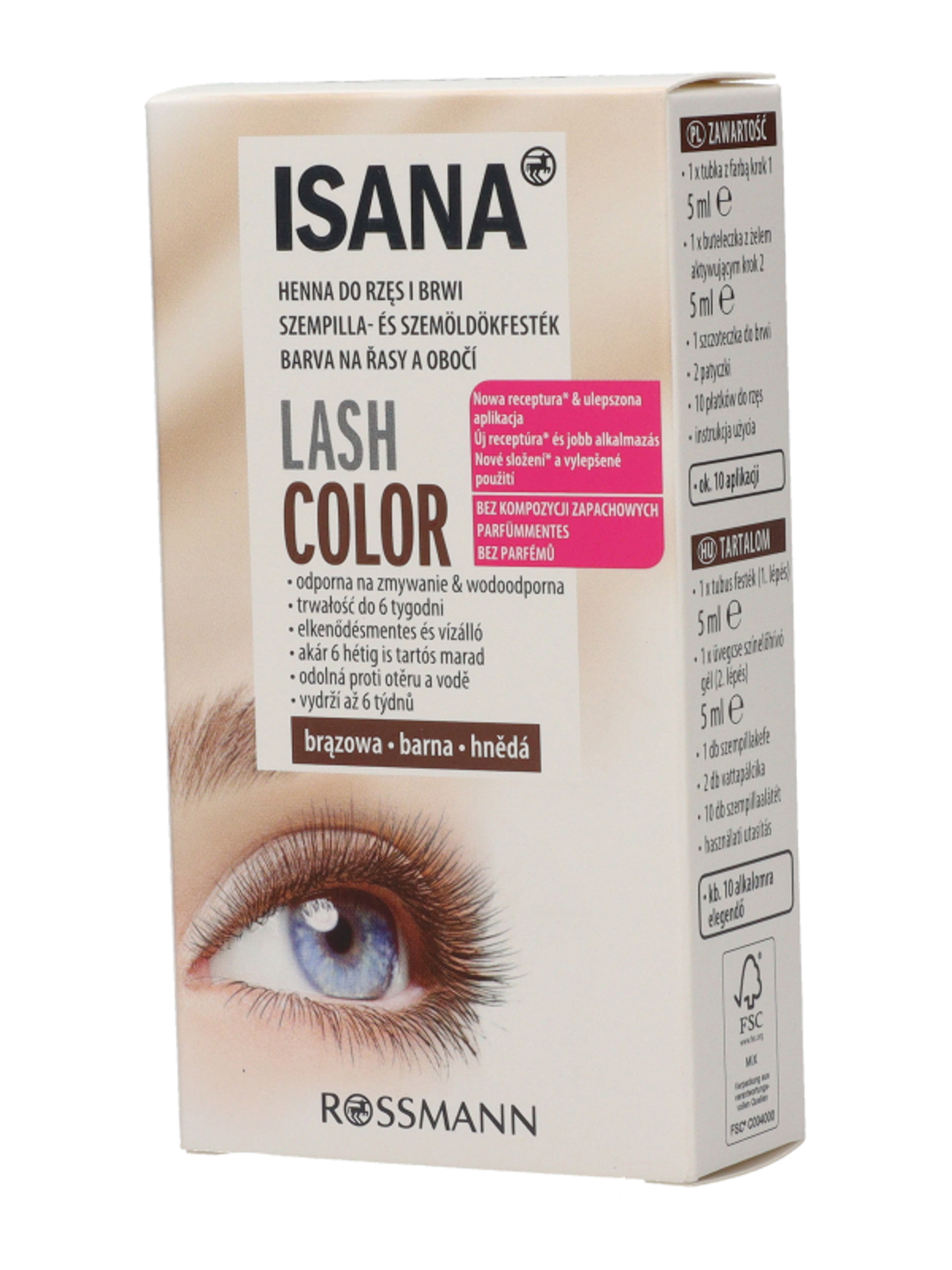 Isana Hair szemöldök- és szempillafesték, barna - 1 db-4