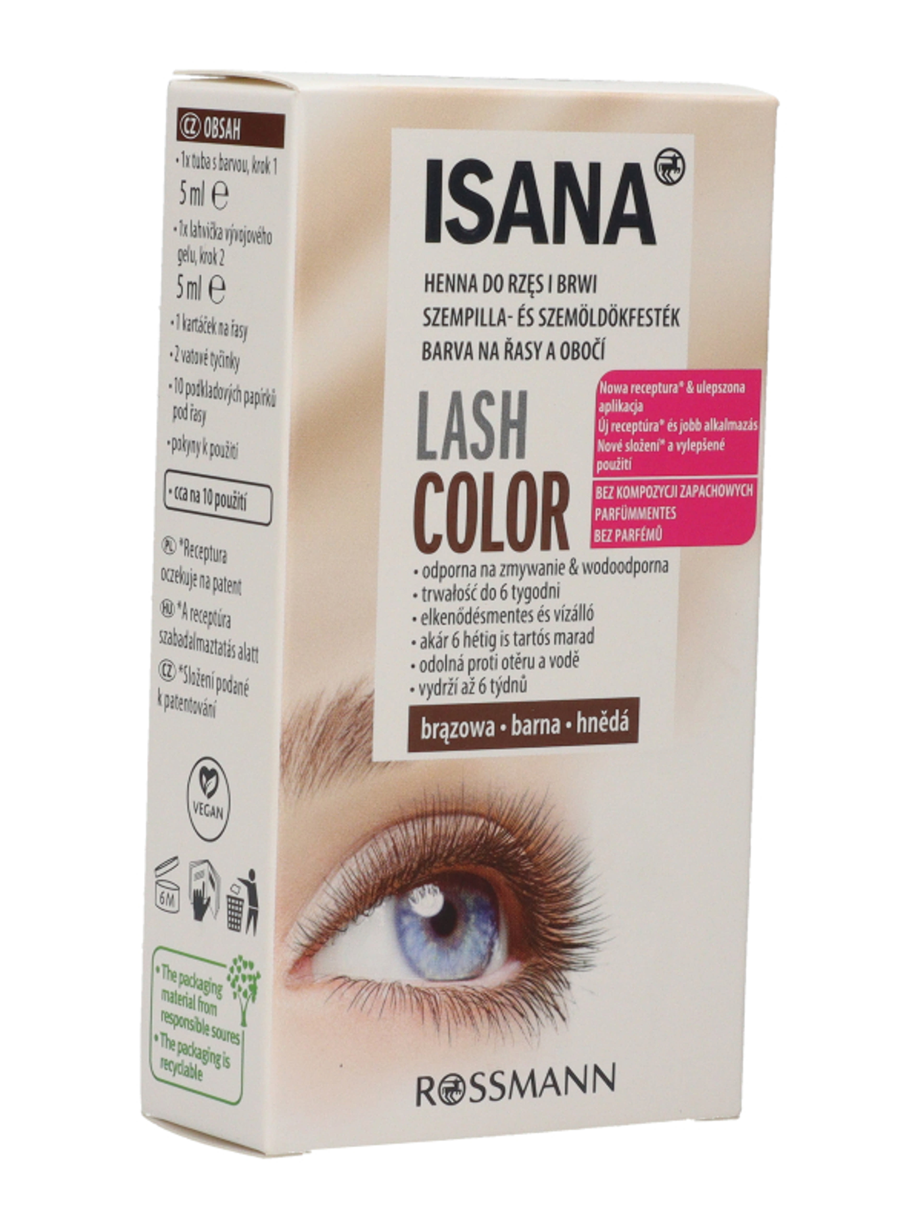 Isana Hair szemöldök- és szempillafesték, barna - 1 db-6