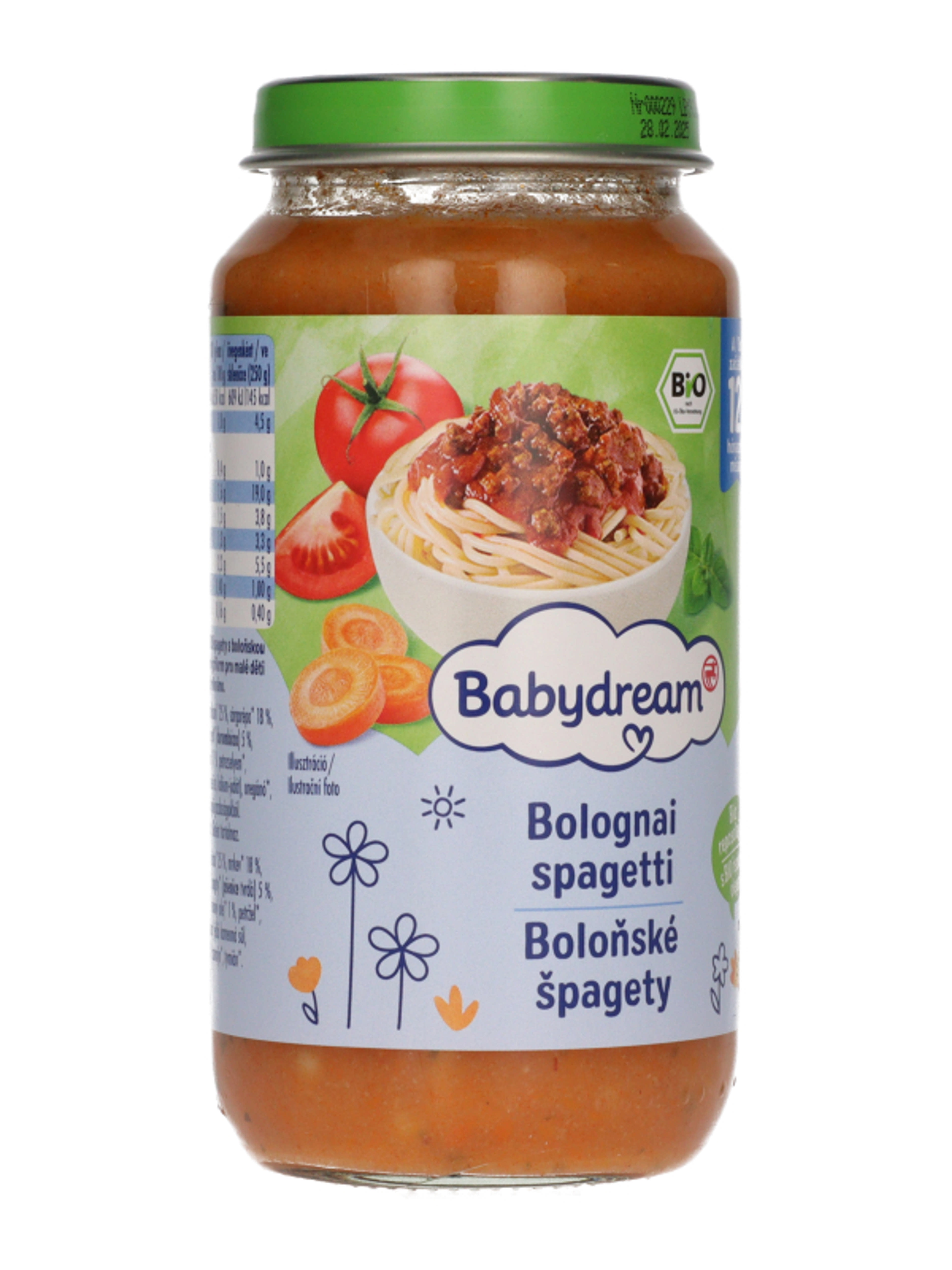 Babydream bio bolognai spagetti 12h - 250 g-4