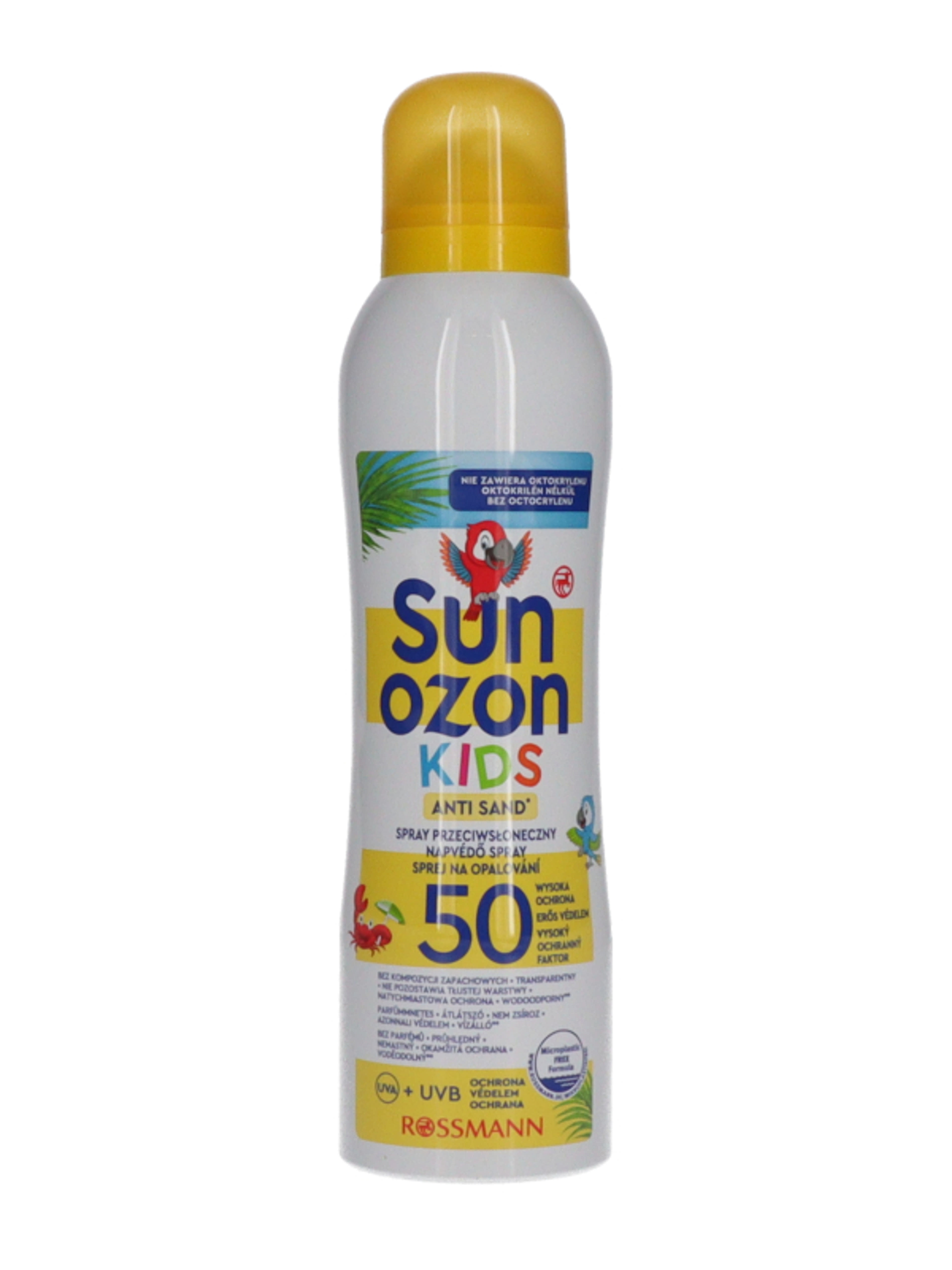 Sunozon kids anti sand 50f aerosol - 200 ml-3