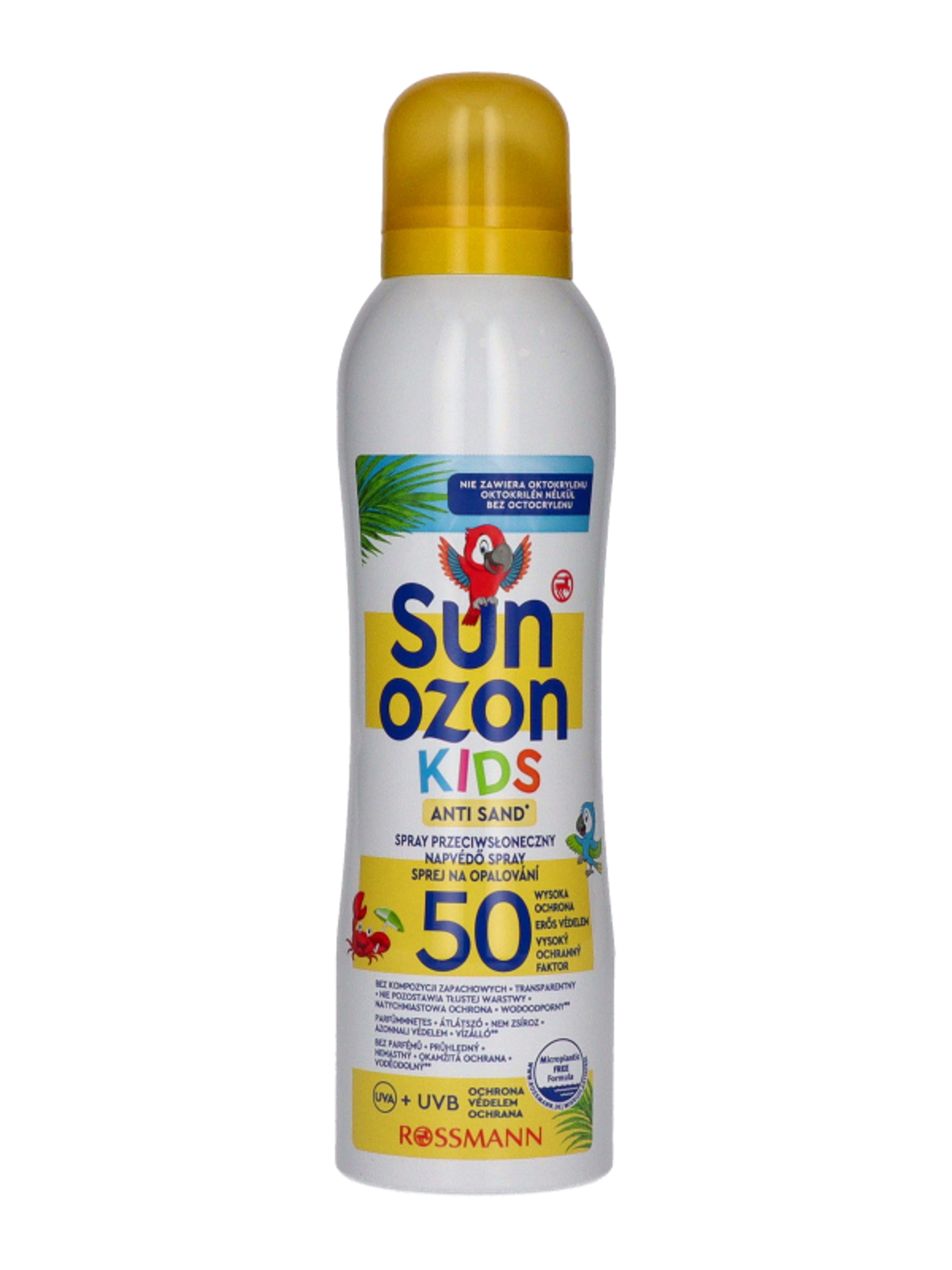 Sunozon kids anti sand 50f aerosol - 200 ml-2