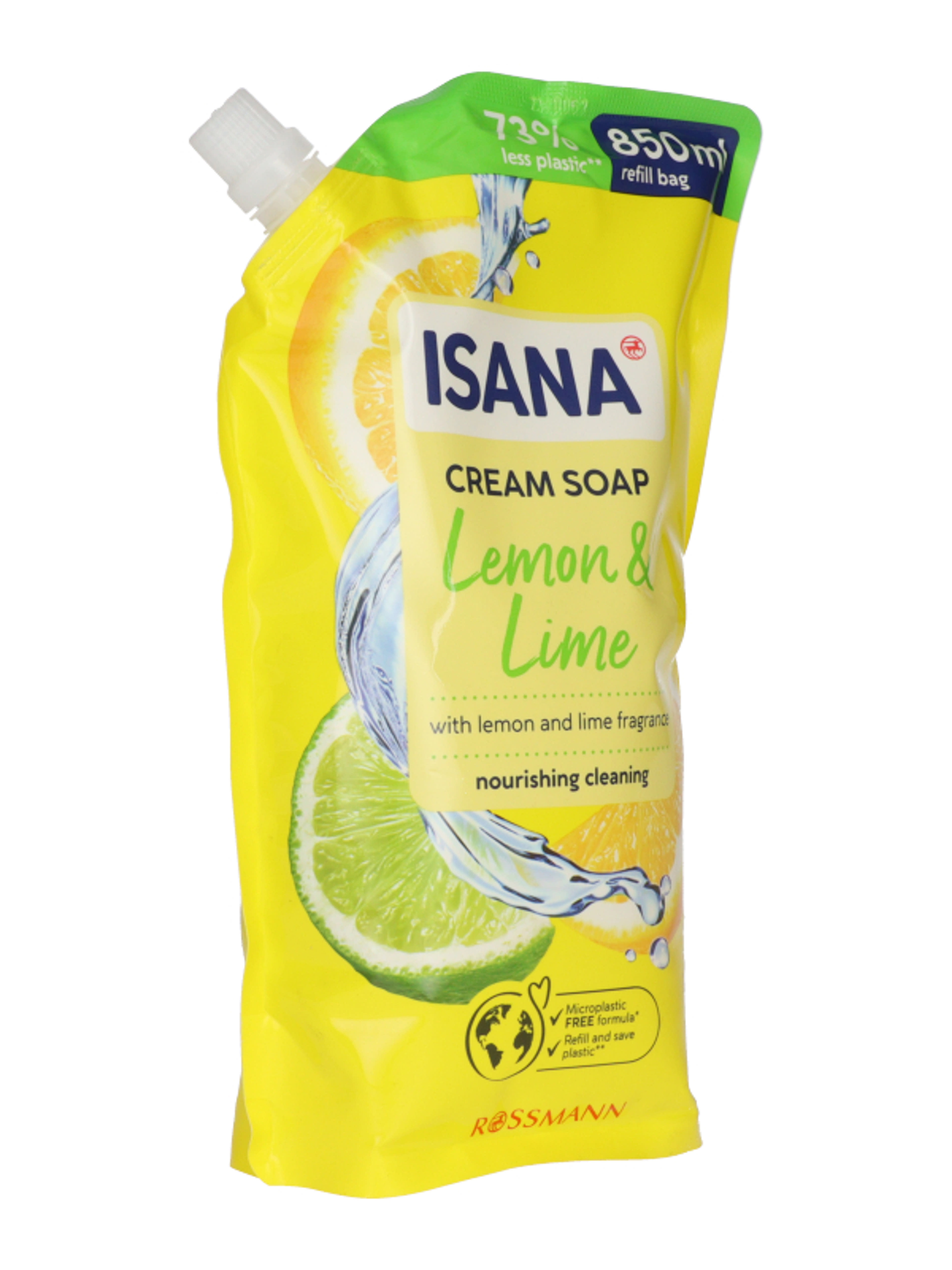 Isana Lemon & Lime folyékony szappan utántöltő - 850 ml-2