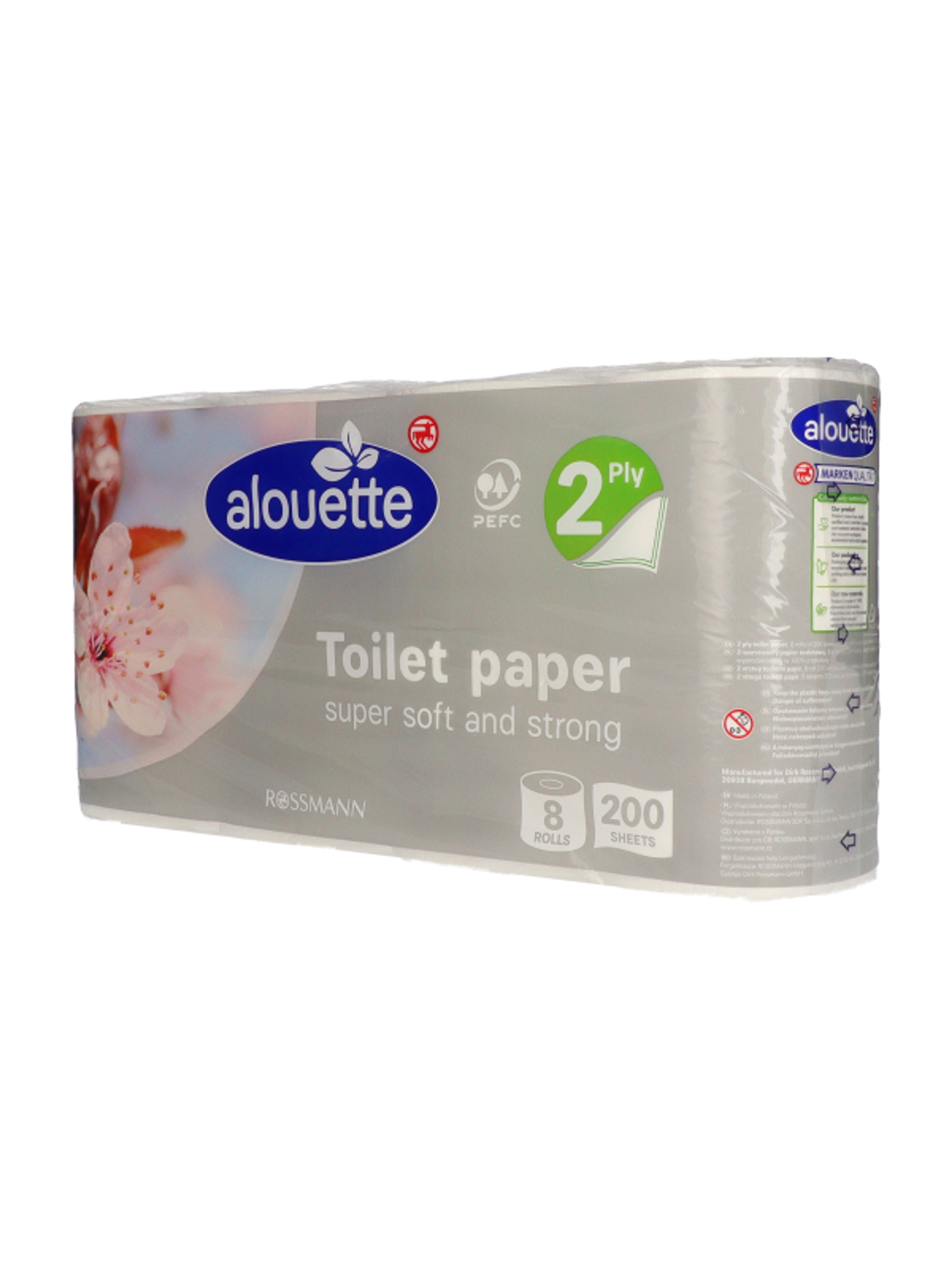 Alouette toalettpapír 3 rétegű, 200 lap - 8 db-2