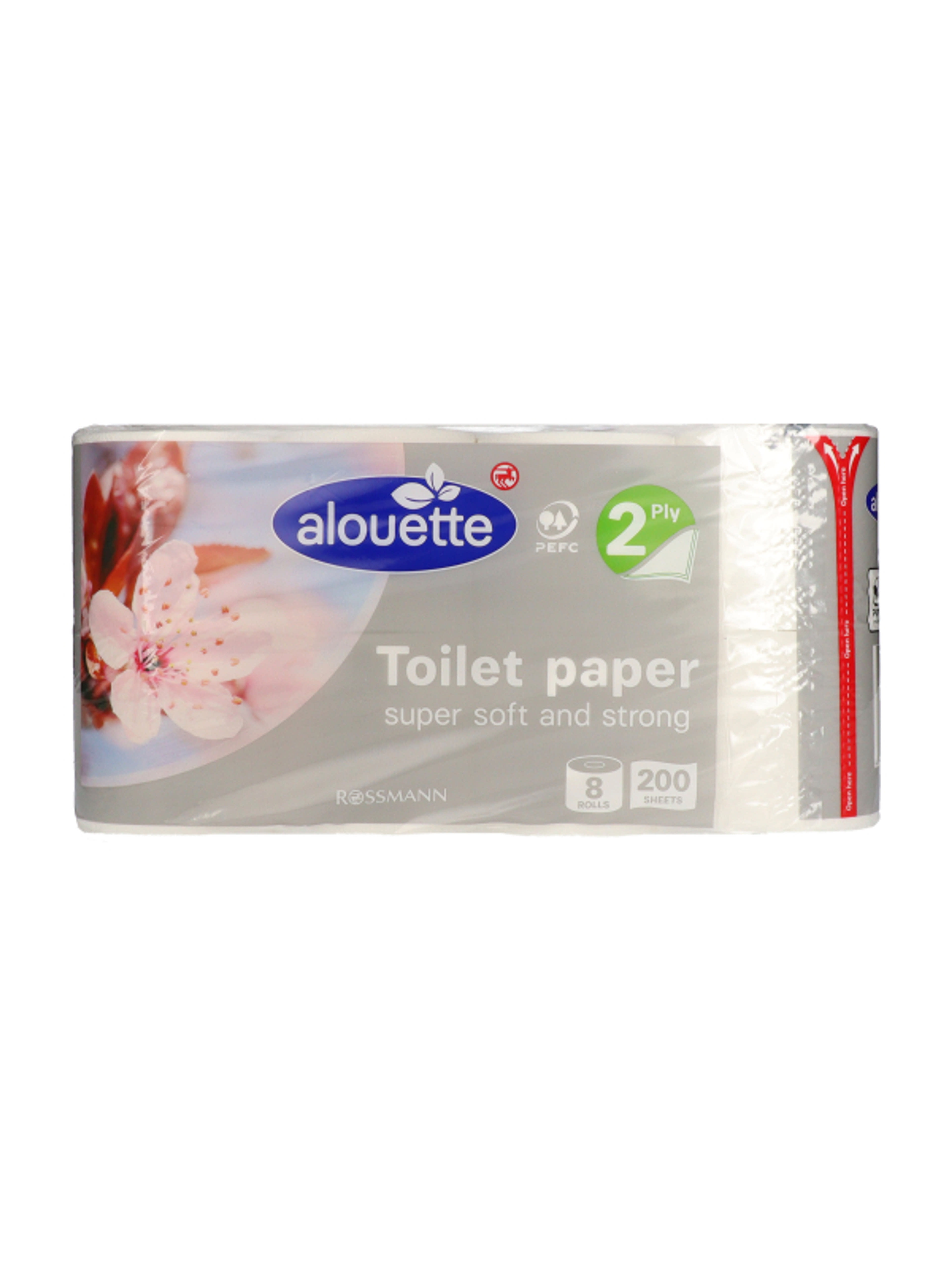 Alouette toalettpapír 3 rétegű, 200 lap - 8 db-3