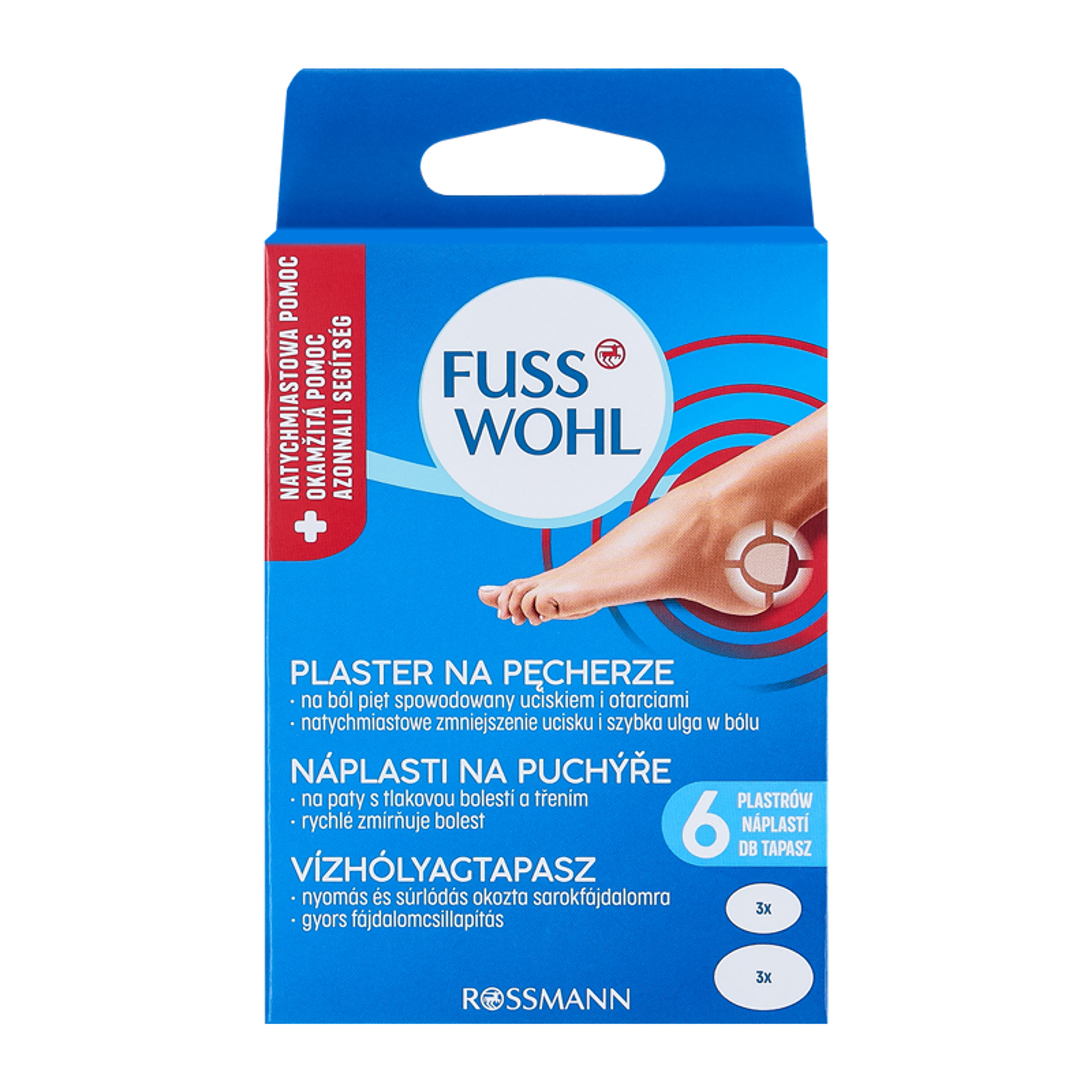 Fuss Wohl vízhólyagtapasz - 6 db