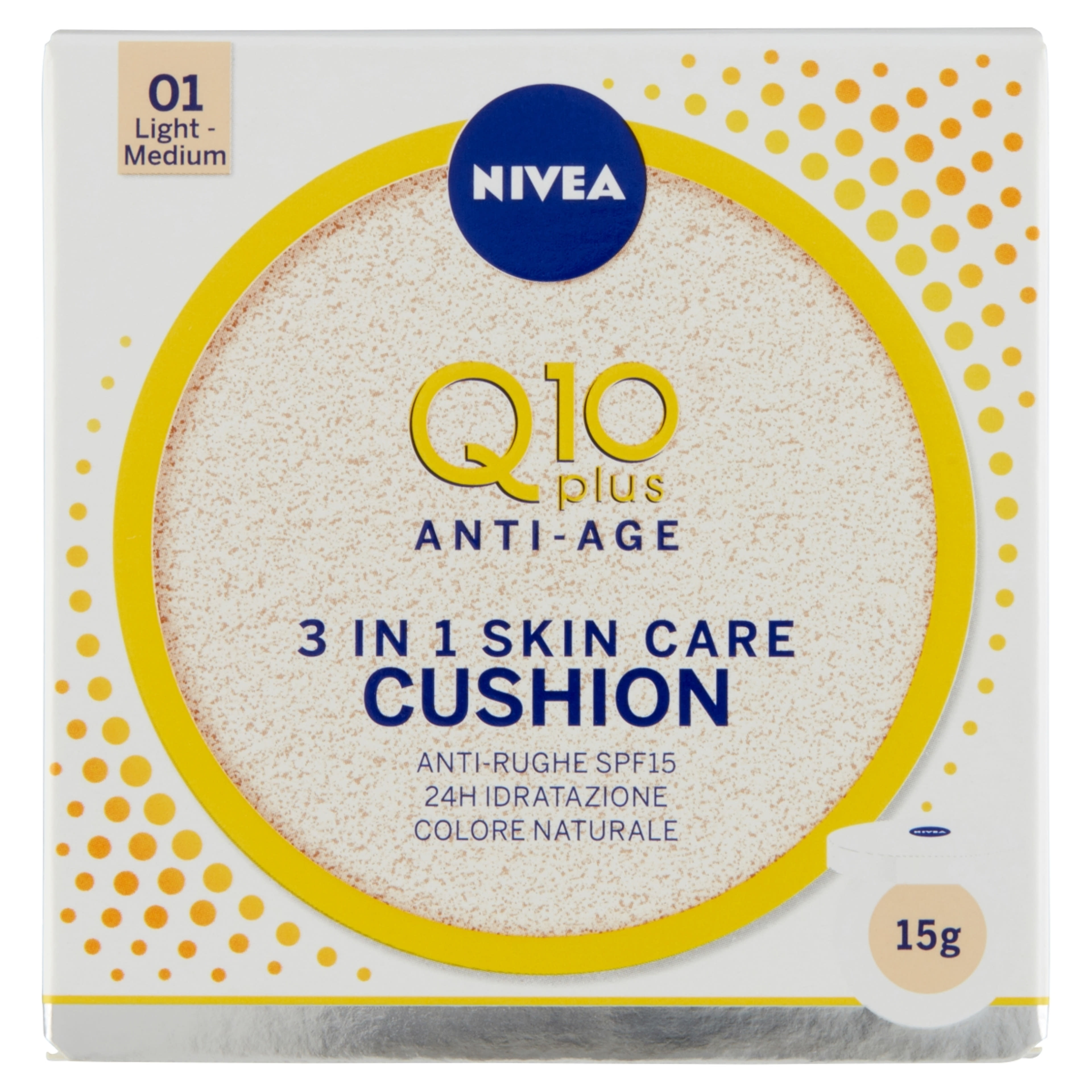 Nivea Q10 cushion medium alapozó normál bőrre - 15 g-1