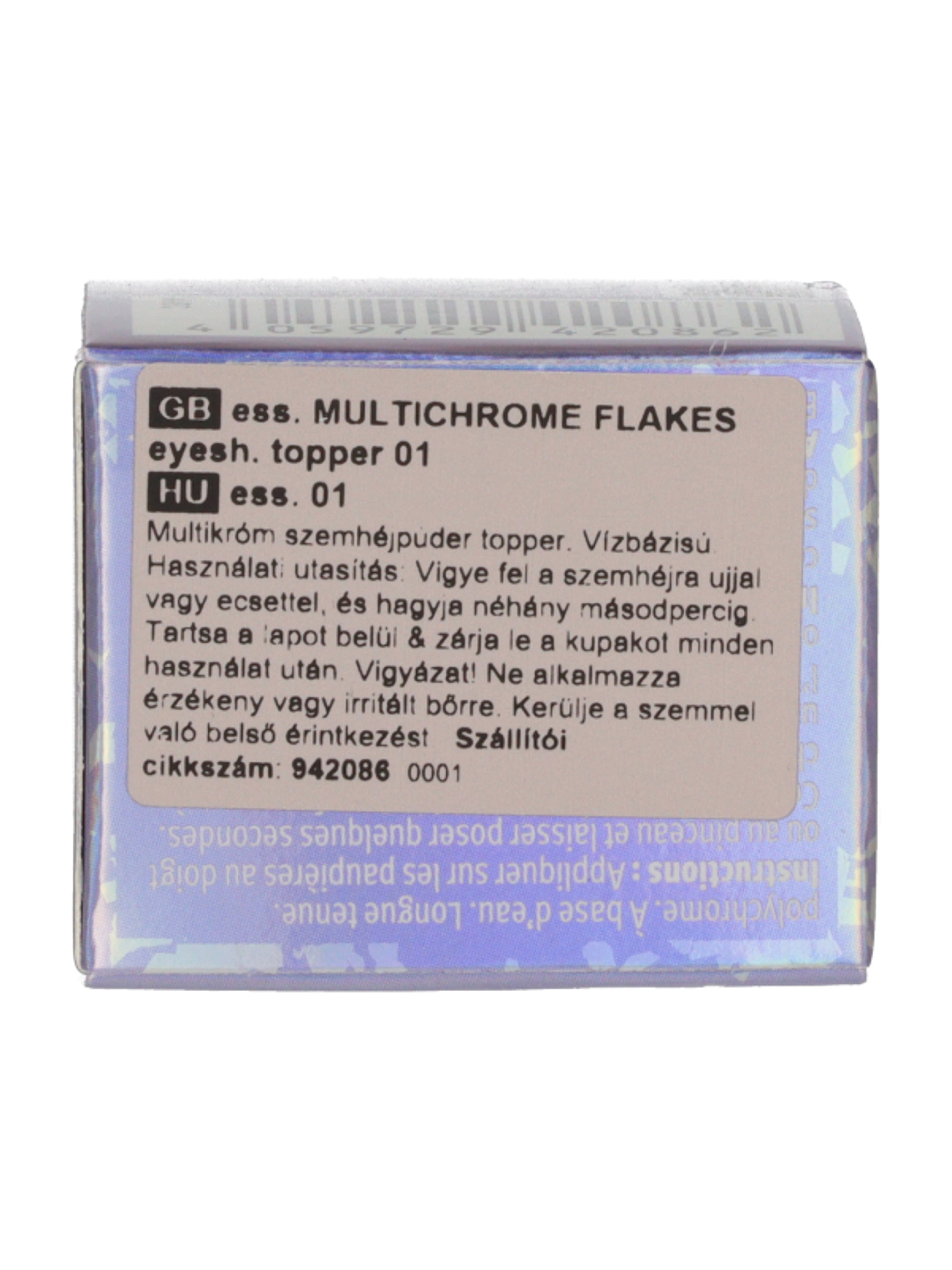 Essence Multichrome Flakes szemhéjpúder topper /01 - 1 db-3