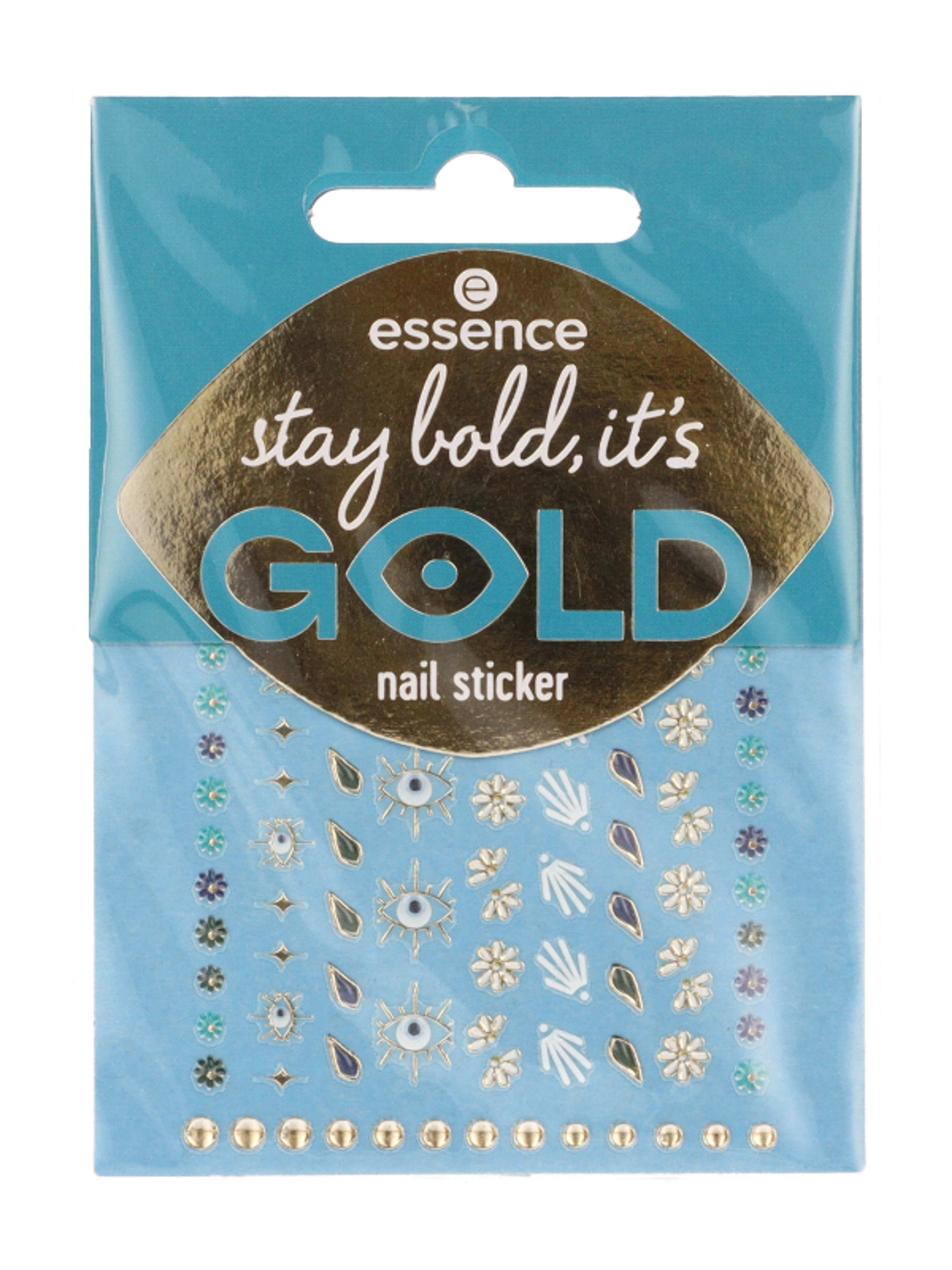 Essence Stay Bold, It's Gold körömmatrica - 1 db-1