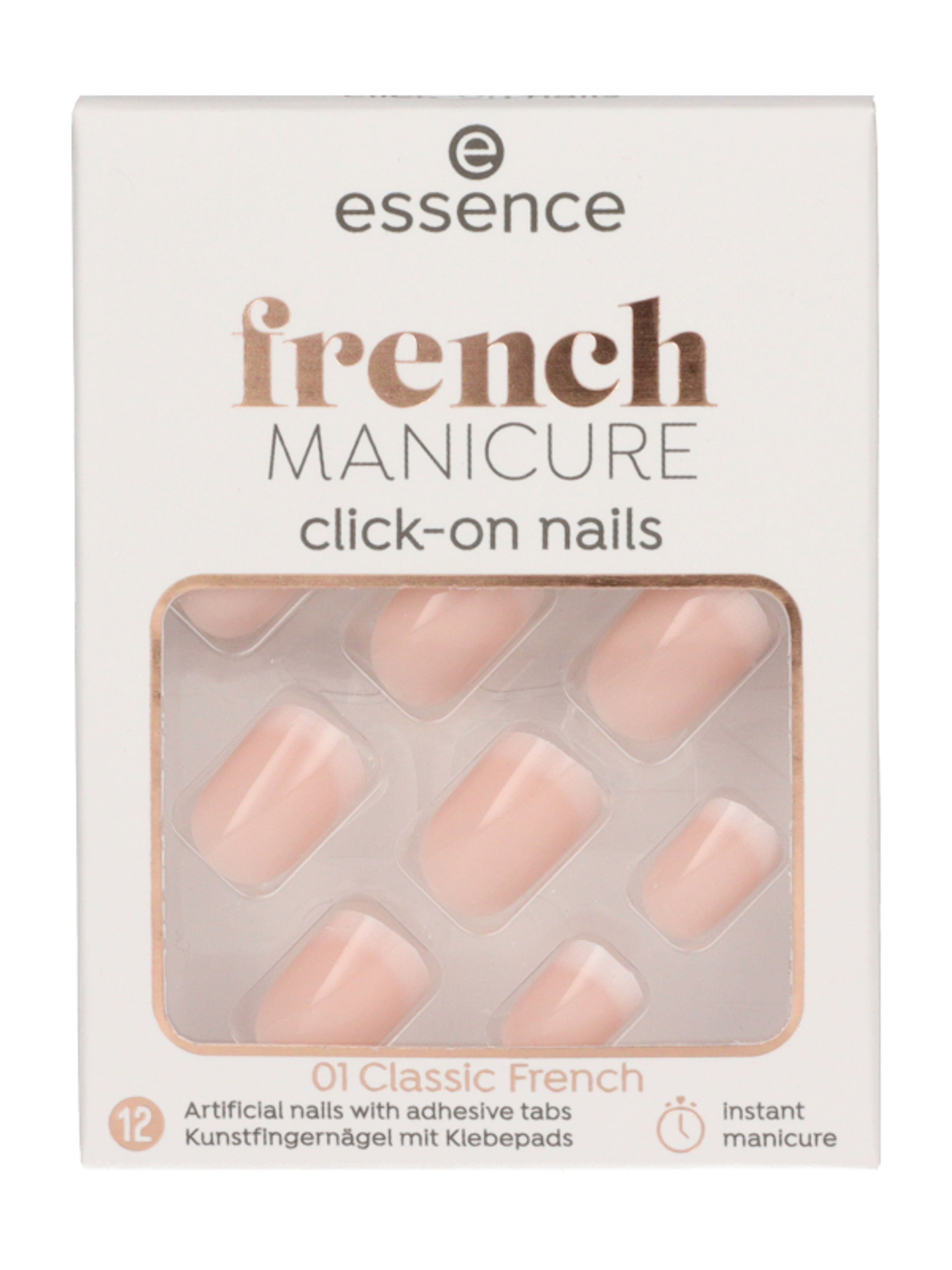 Essence French Manicure műkörömszett /01 - 1 db