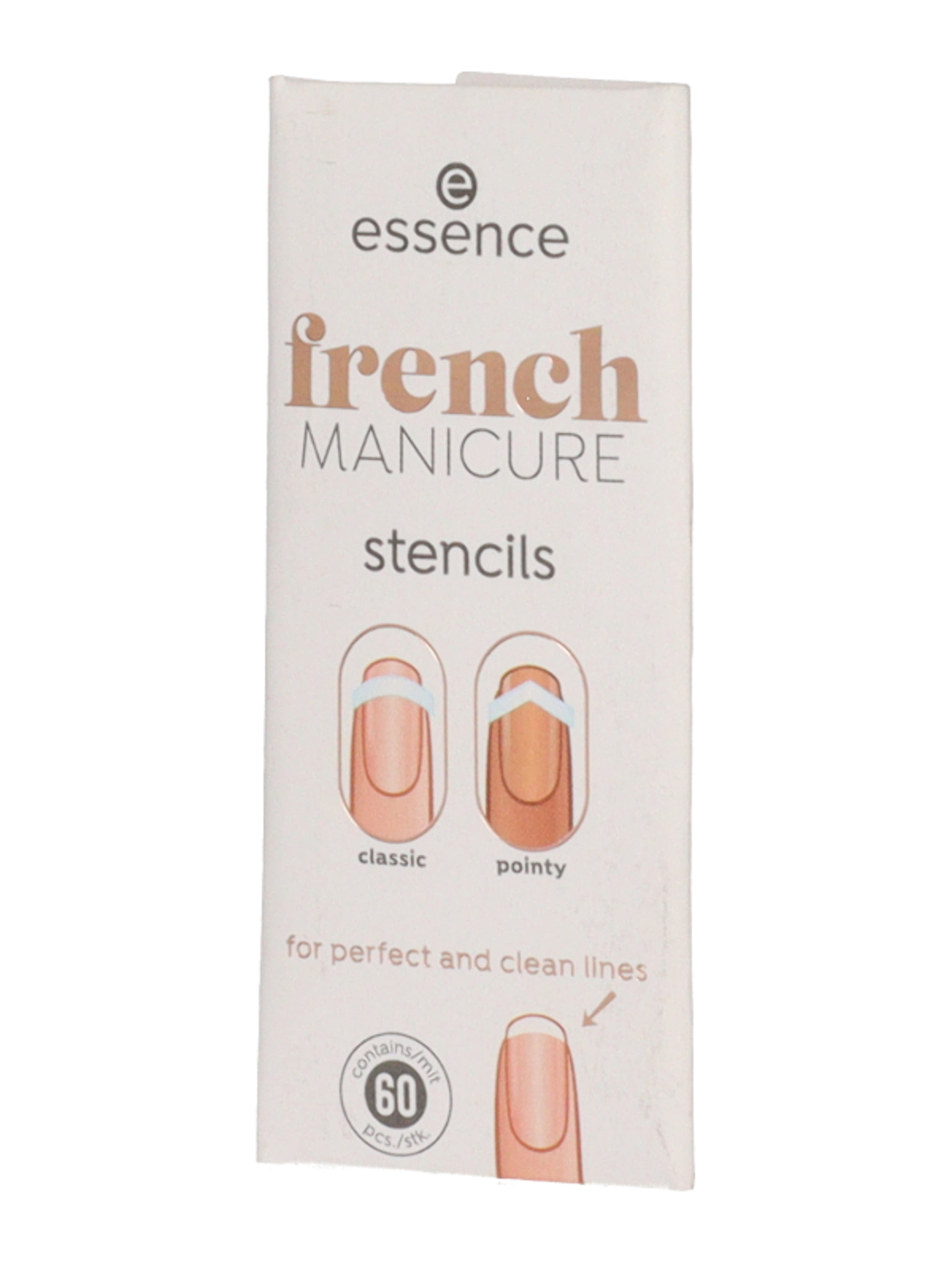 Essence Frenc Manicure körömhegy sablon - 1 db-2