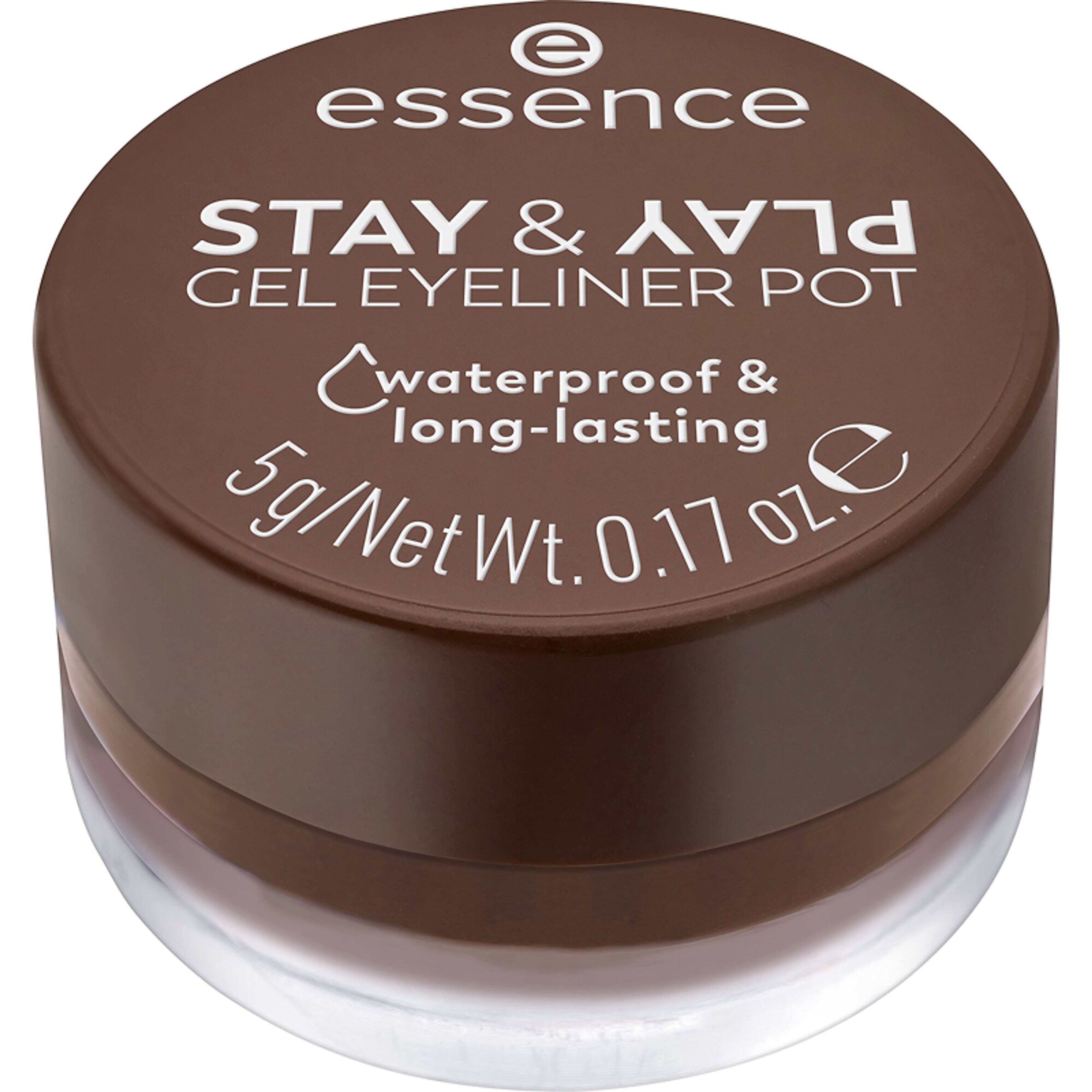 Essence Stay&Play zselés szemhéjtus /02 Brown - 1 db-1