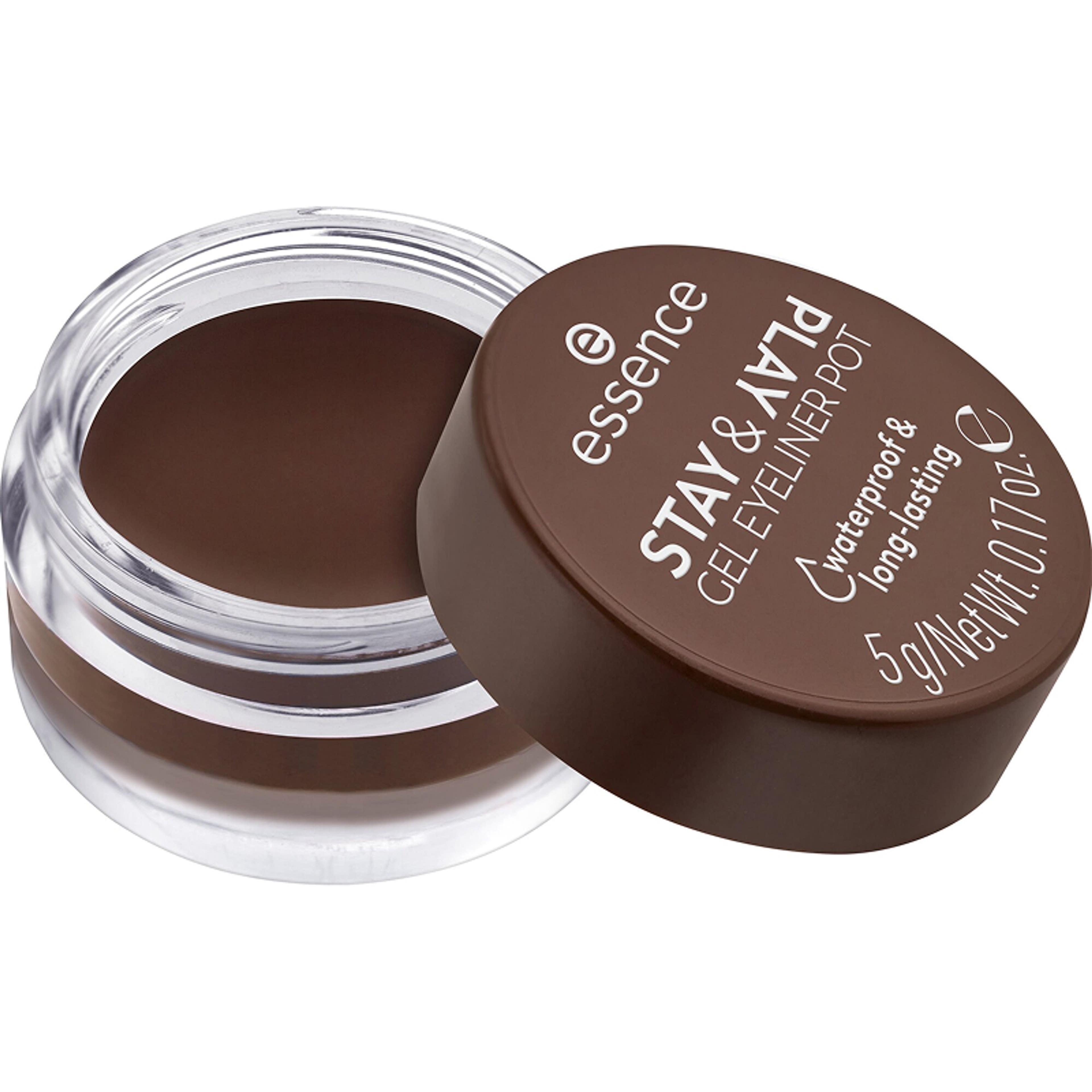 Essence Stay&Play zselés szemhéjtus /02 Brown - 1 db-2