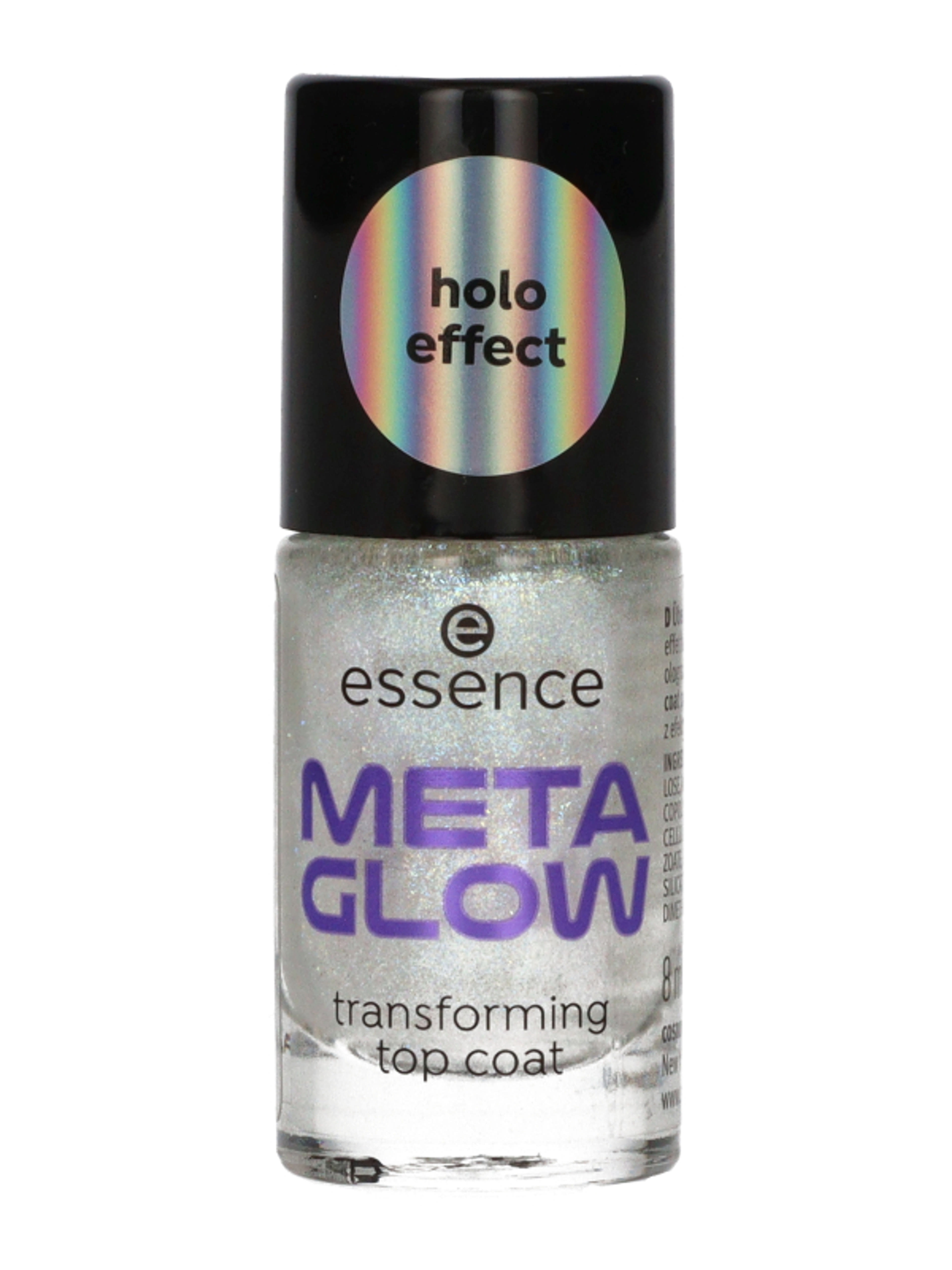 Essence Meta Glow Tansforming fedőlakk - 1 db-2