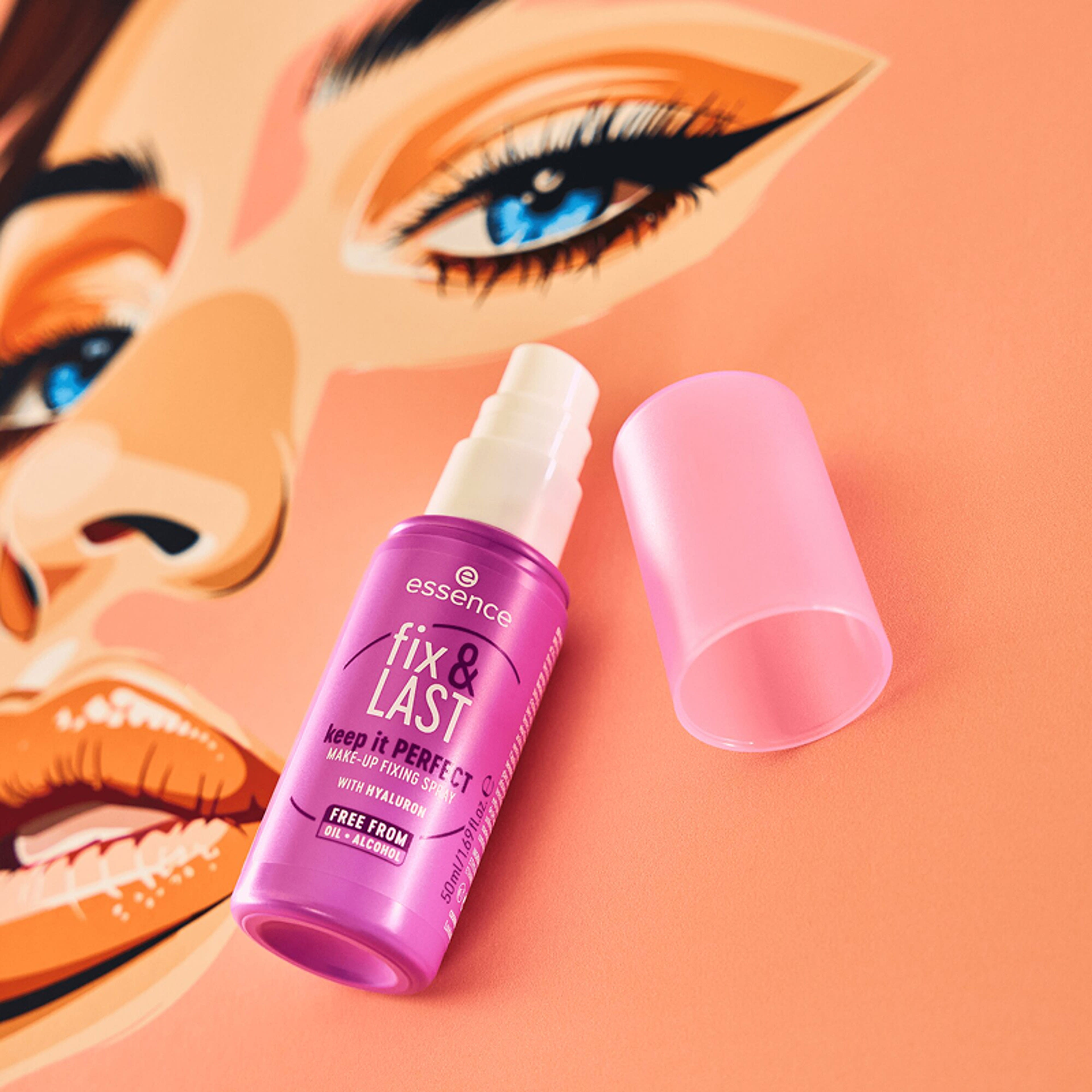 Essence Fix&Last Keep it Perfect sminkfixáló spray 50 ml - 1 db-3