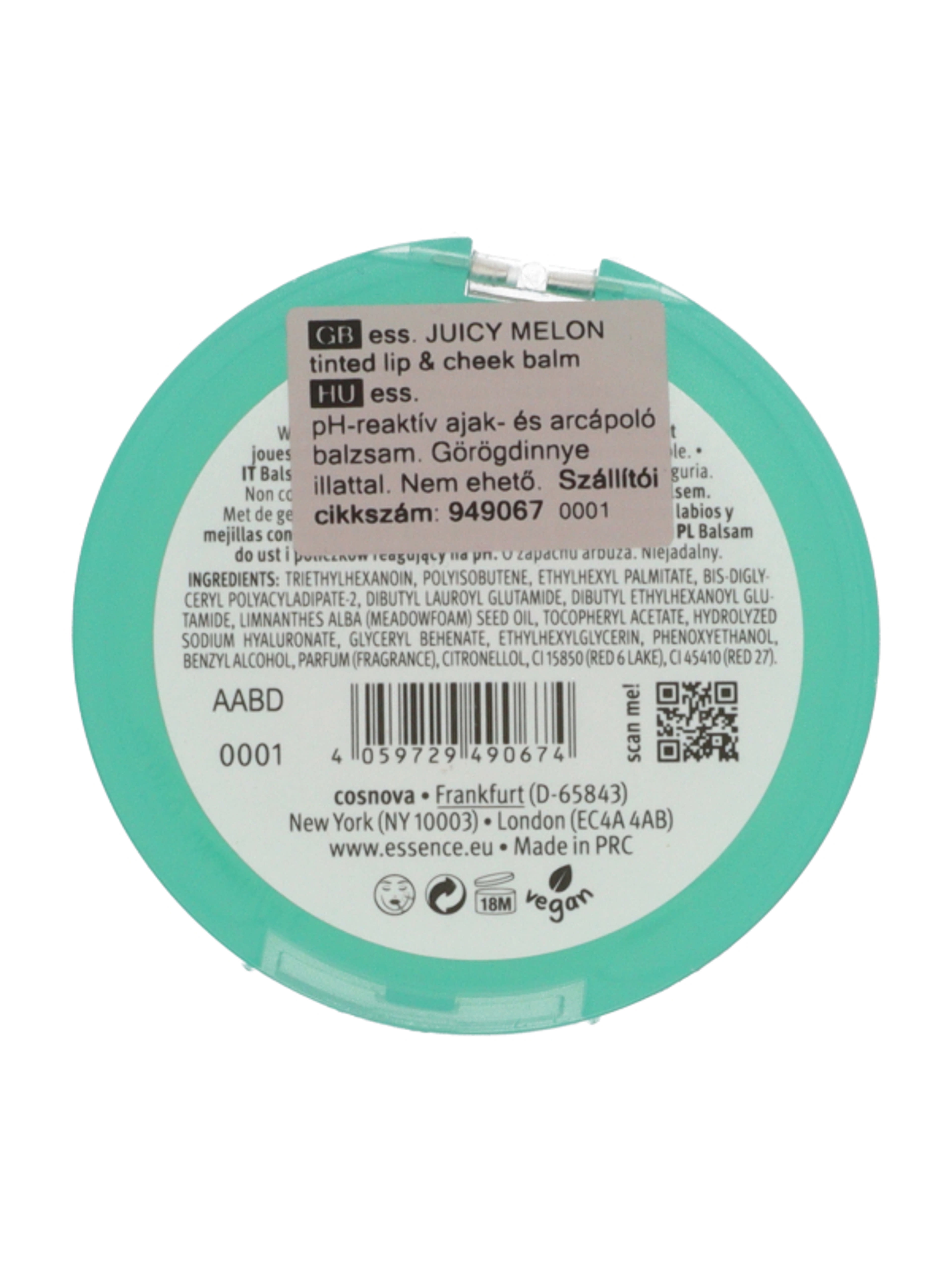 Essence Juicy Melon ajak-és arcbalzsam - 1 db-2