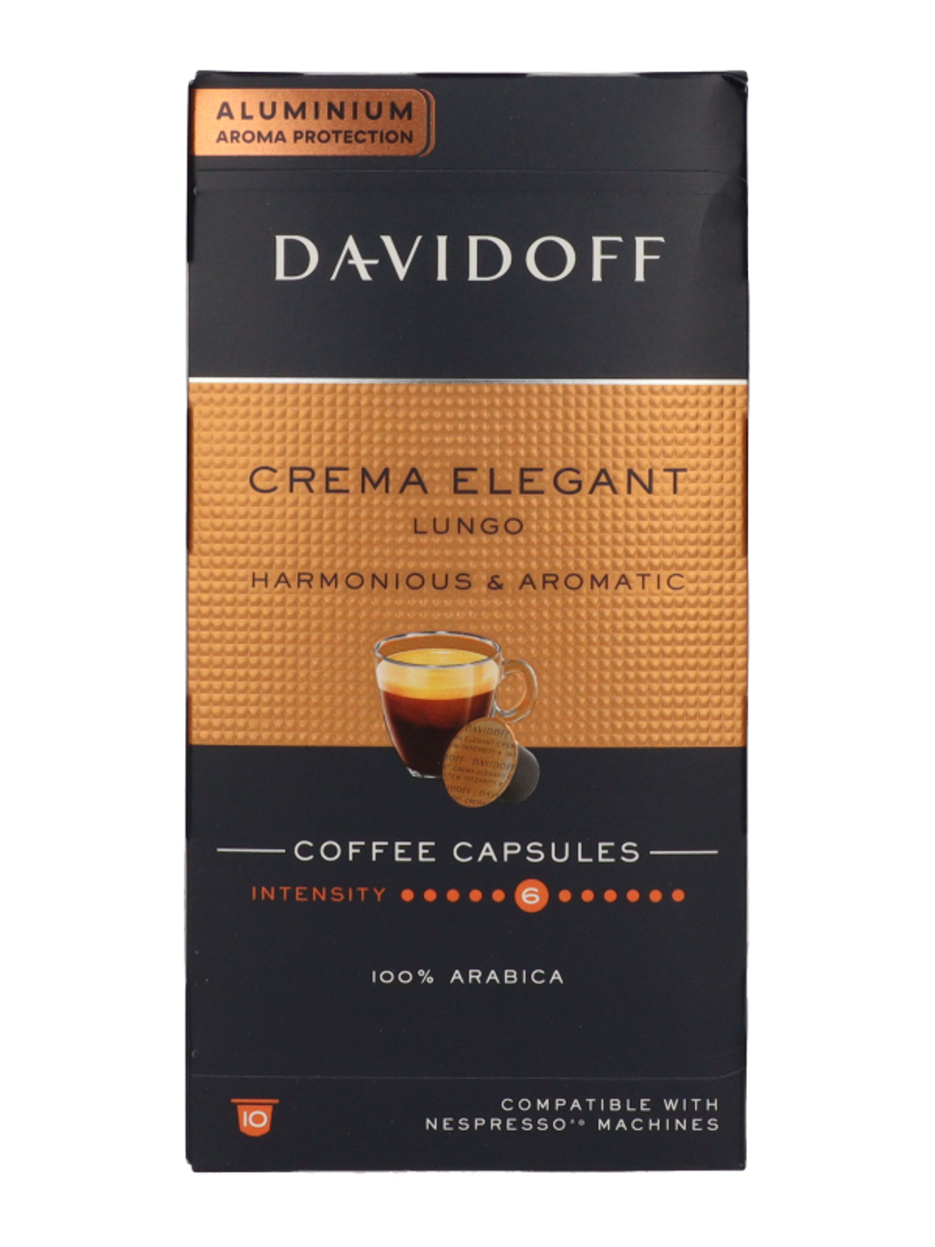 Davidoff Crema Elegant Lungo Nesspresso kávékapszula - 10 db-3