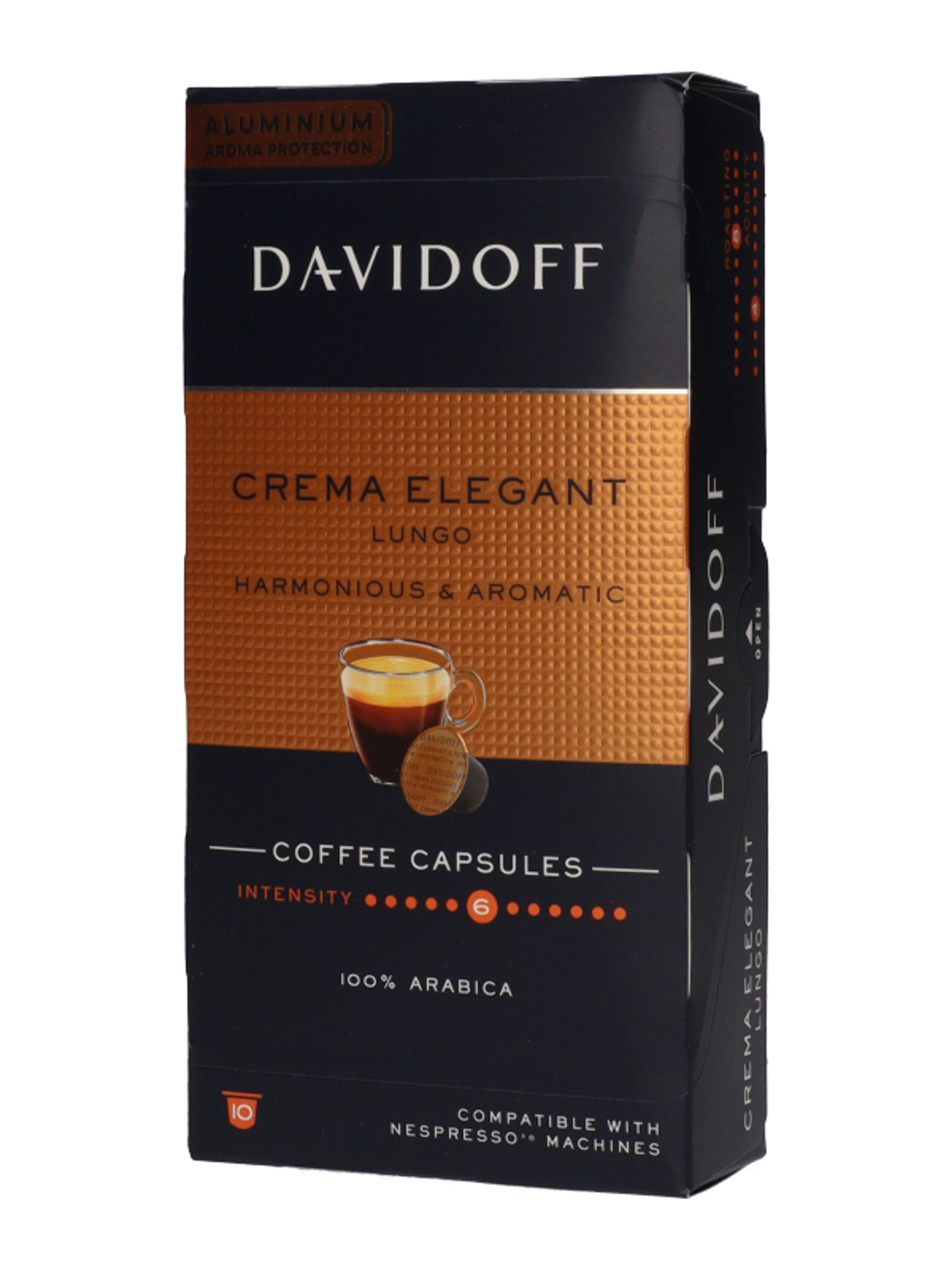 Davidoff Crema Elegant Lungo Nesspresso kávékapszula - 10 db-4