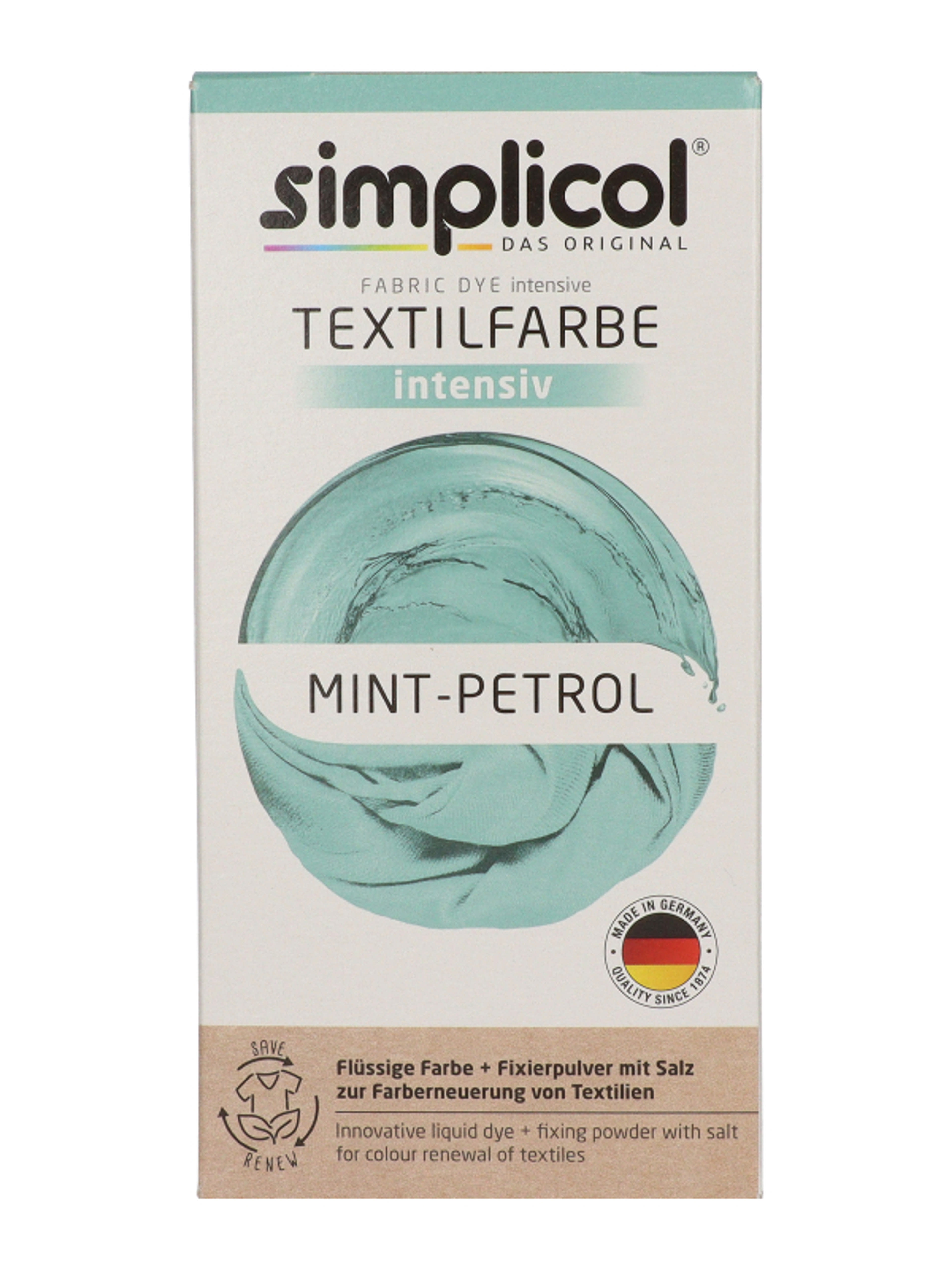 Simplicol textilfesték /menta petrolkék - 1 db